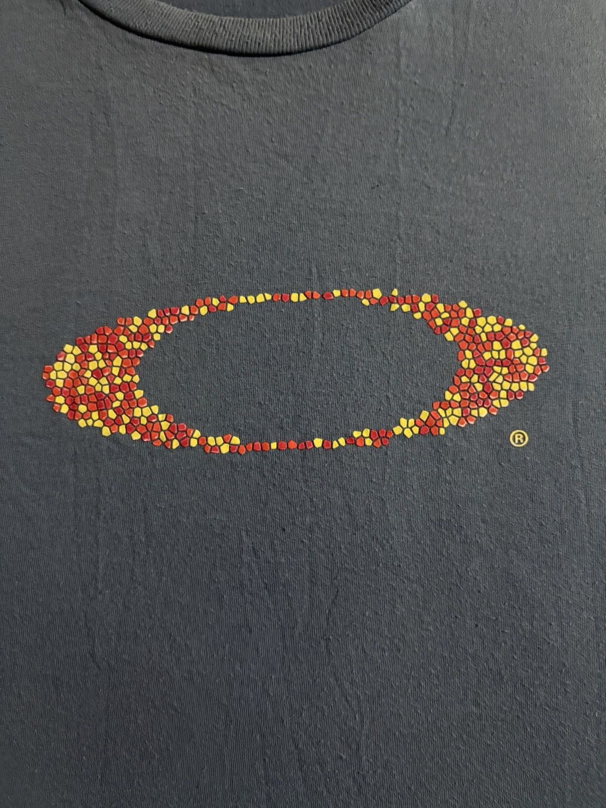 Oakley OAKLEY Big Logo Spell Out Back Side T-Shirt Size US L / EU 52-54 / 3 - 4 Thumbnail