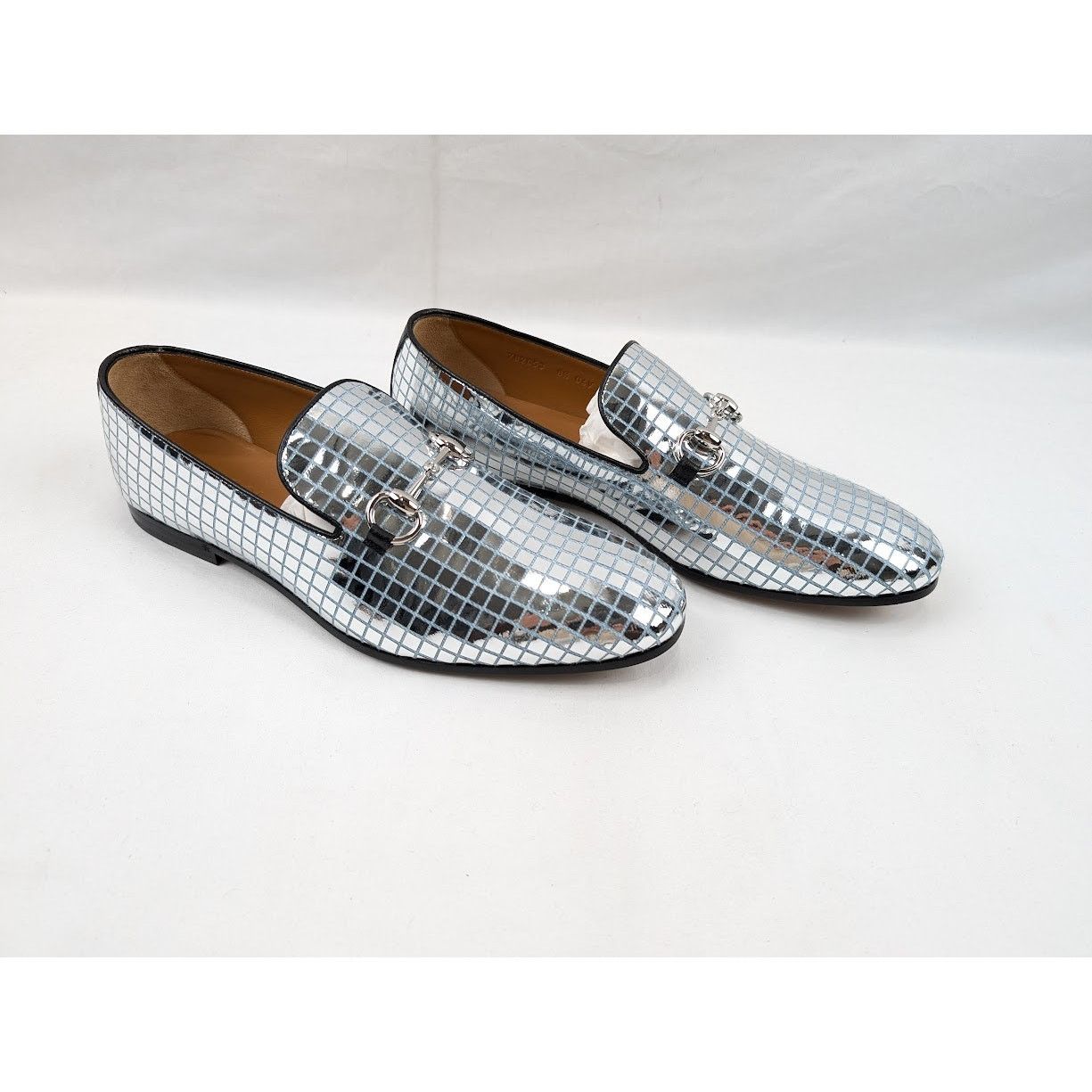 Gucci o1rshd1 Crispy Loafers in Silver Size US 9 / EU 42 - 13 Thumbnail