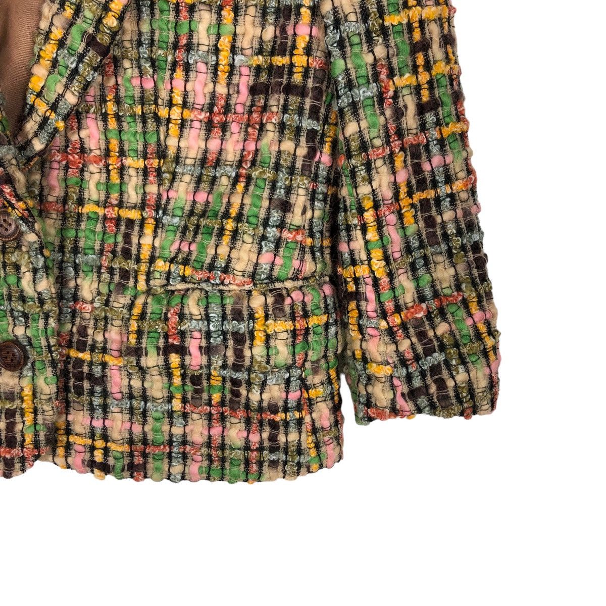 Japanese Brand 🔥RARE 20,000,000 FRAGMENTS TWEED JACKET MADE IN JAPAN Size M / US 6-8 / IT 42-44 - 4 Thumbnail