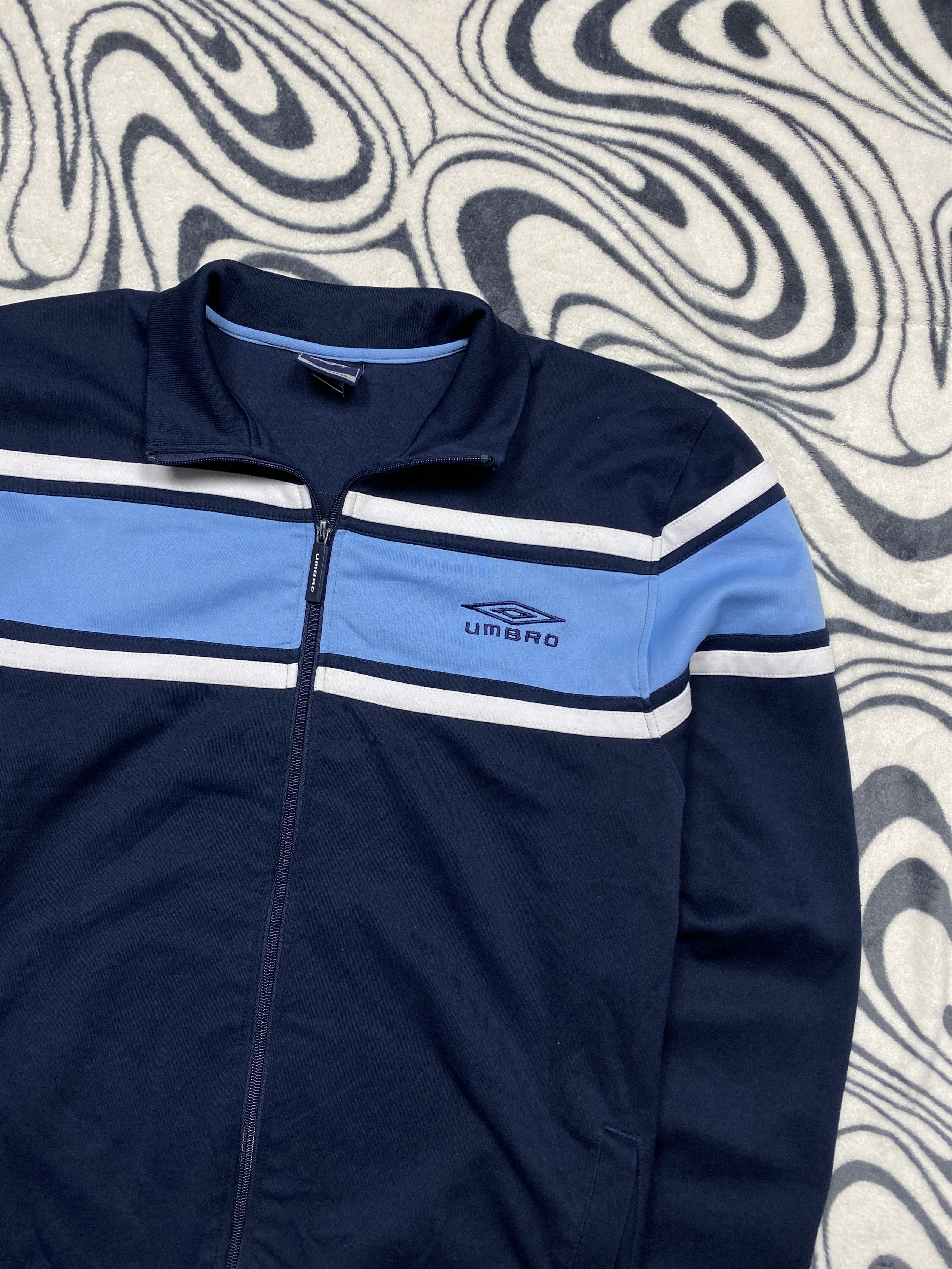 Umbro Umbro Vintage Mens Track Top Jacket Size US L / EU 52-54 / 3 - 2 Thumbnail