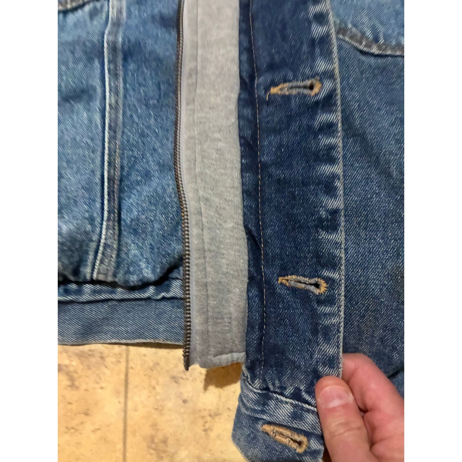 Other Vintage Insulated Denim Hooded Jacket Ash Creek Trading 2X Size US XXL / EU 58 / 5 - 4 Thumbnail