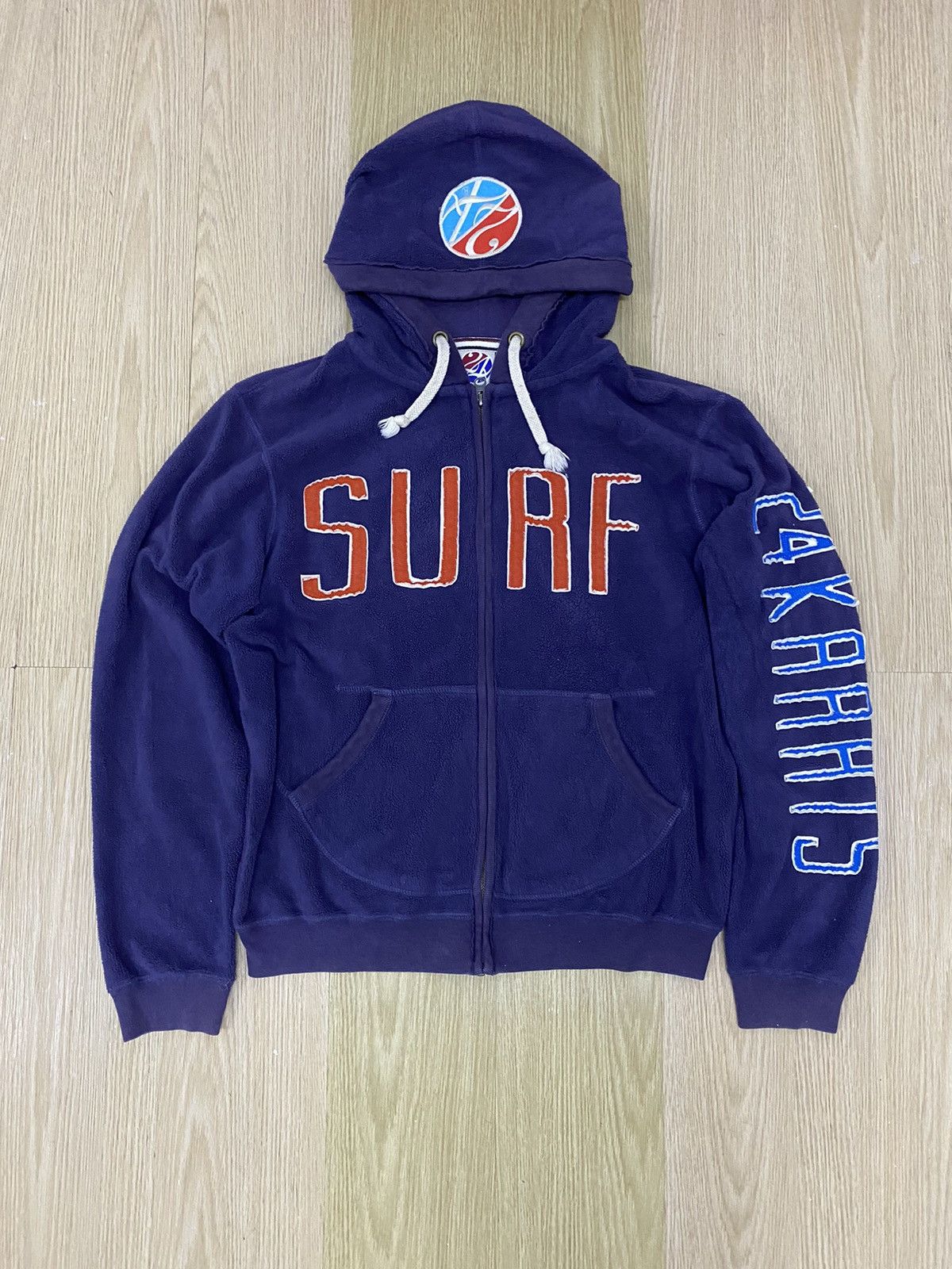 Japanese Brand 24k karats surf bog logo hoodie Size US M / EU 48-50 / 2 - 1 Thumbnail