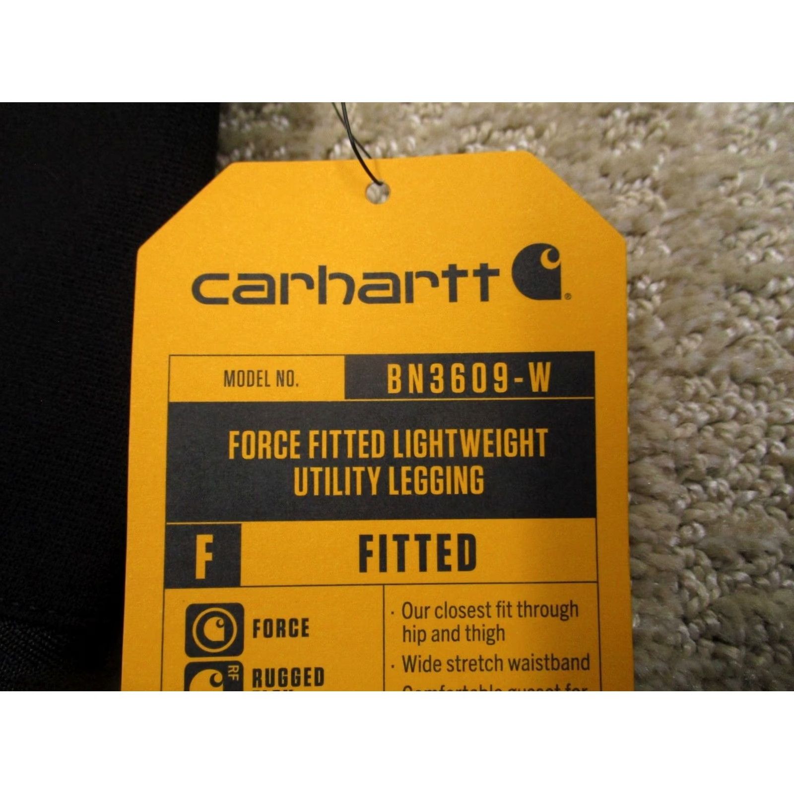 Carhartt Carhartt Leggings Women Black S Leggings Athletic Athleisure Logo 90s? Size 28" / US 6 / IT 42 - 6 Thumbnail