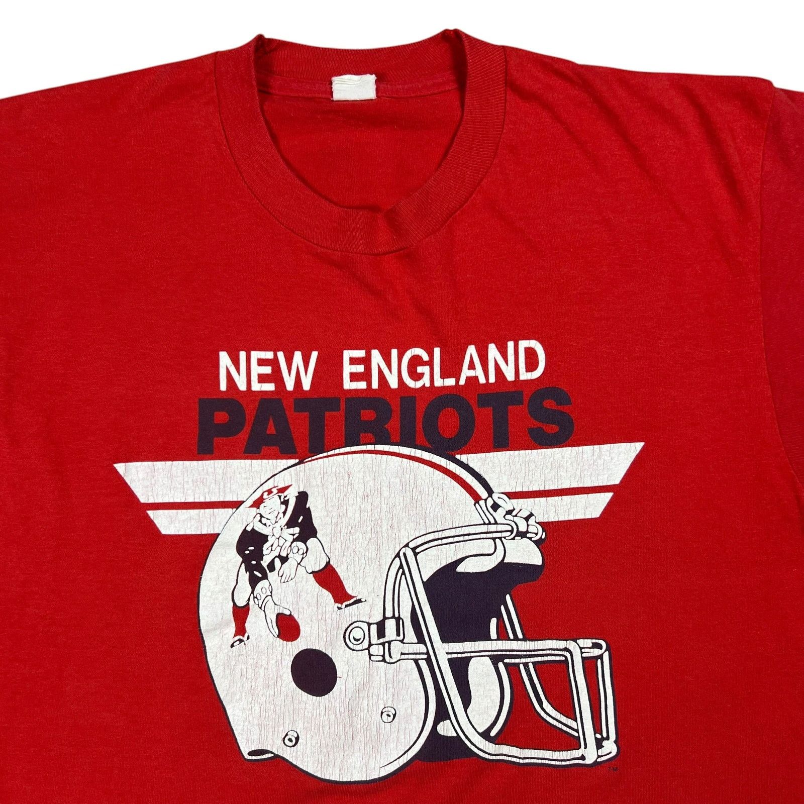 NFL × Vintage Vintage 80s New England Patriots old logo faded NFL tee (M) Size US M / EU 48-50 / 2 - 2 Thumbnail