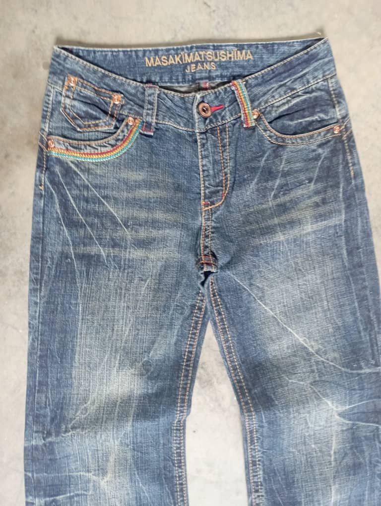 Tornado Mart Flare Jeans Japan Rusty Lightning Wash Masaki Matshusima Size US 28 / EU 44 - 3 Thumbnail