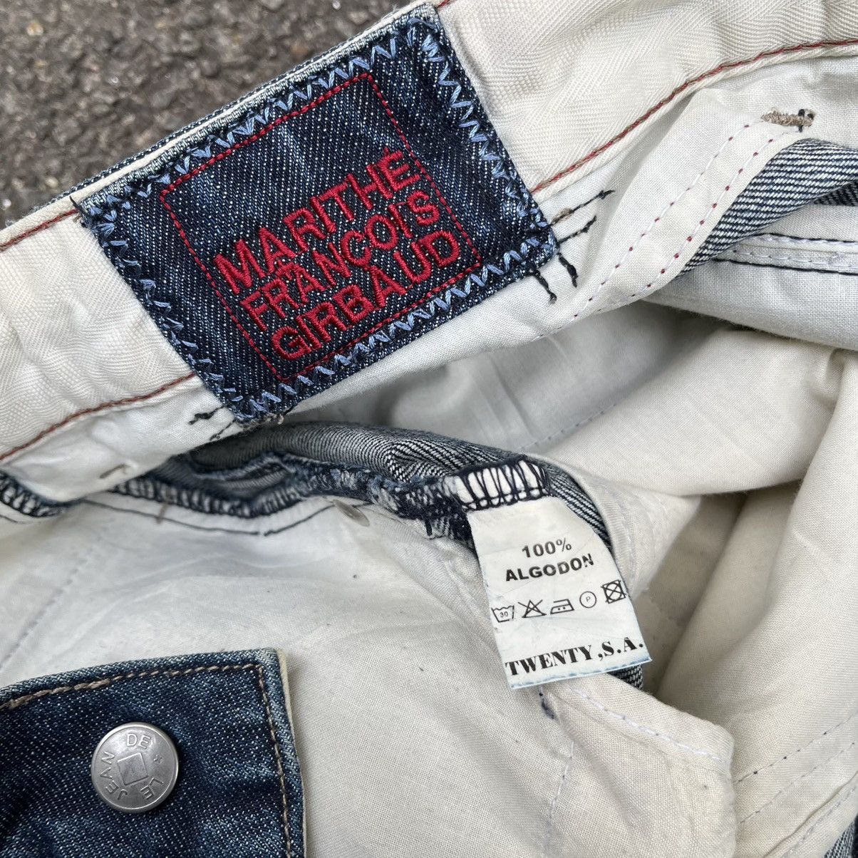 Marithe + Francois Girbaud Vintage Y2K MFG Faded Jeans Size US 33 - 9 Thumbnail