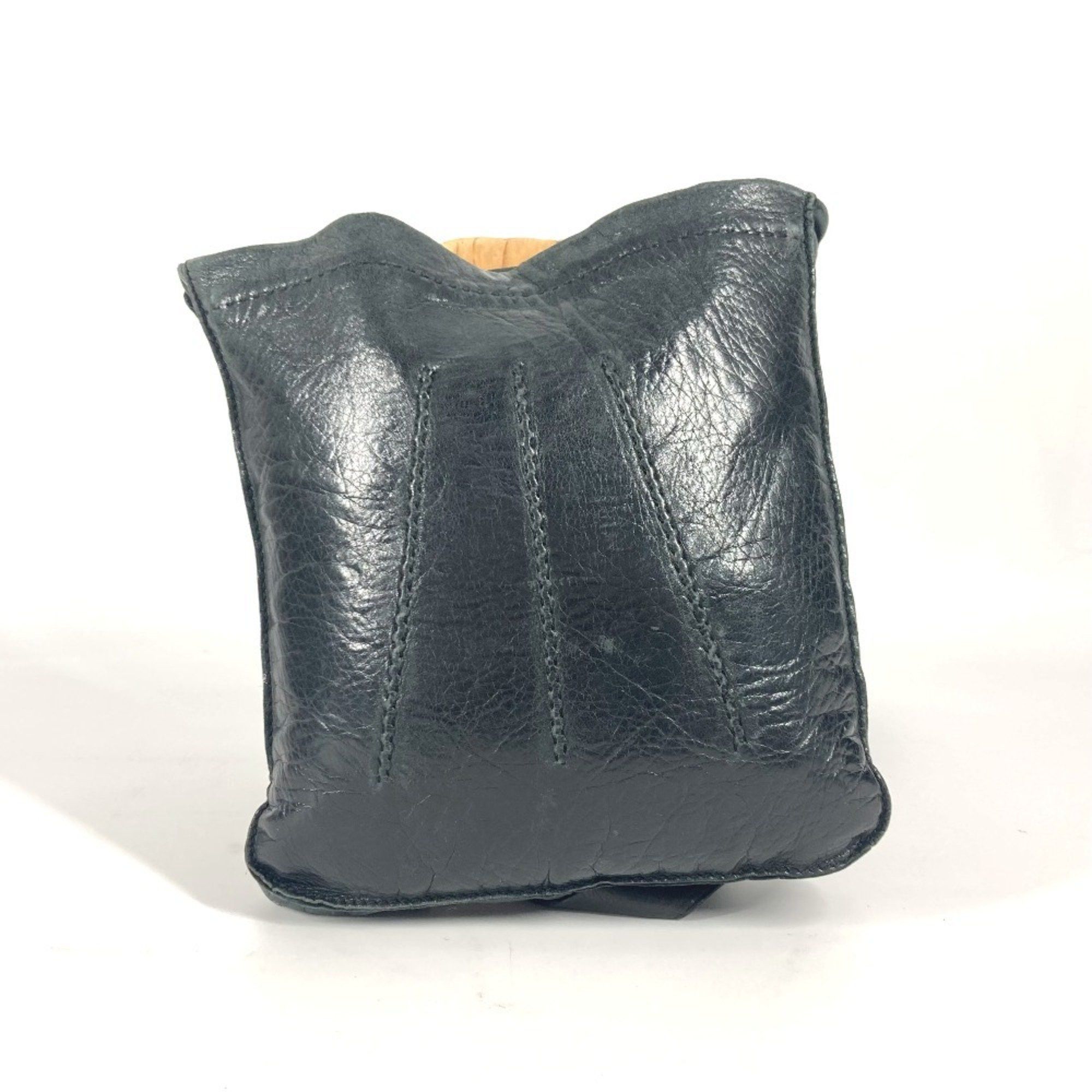 Hermes Toudou Crossbody Bag Pochette Shoulder Leather Men's Women's Black