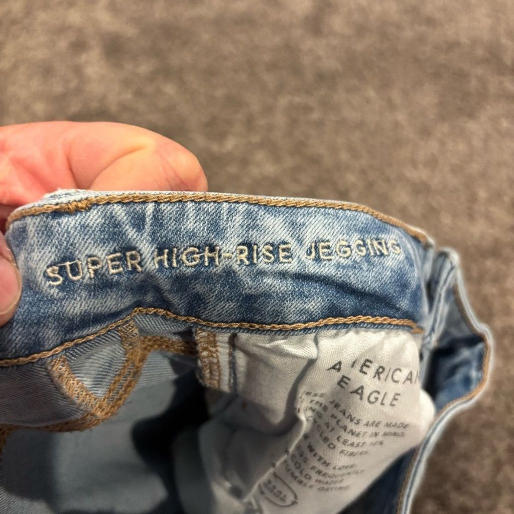 American Eagle Outfitters American Eagle Outfitters Distressed Jegging Jeans Size 26" / US 2 / IT 38 - 10 Thumbnail