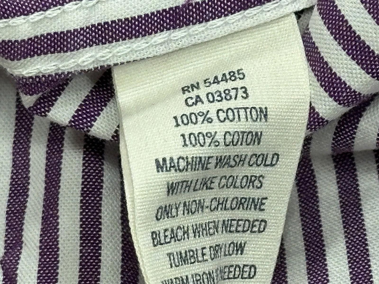 American Eagle Outfitters American Eagle Vintage Slim Fit Button Up Purple Men's XL Size US XL / EU 56 / 4 - 8 Thumbnail