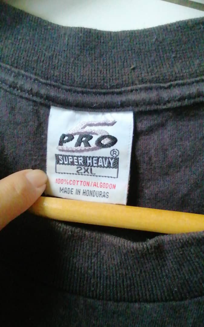 Vintage Vintage Pro 5 Club Super Heavy Cotton Plain Blanks Rap Tees Size US XL / EU 56 / 4 - 3 Thumbnail