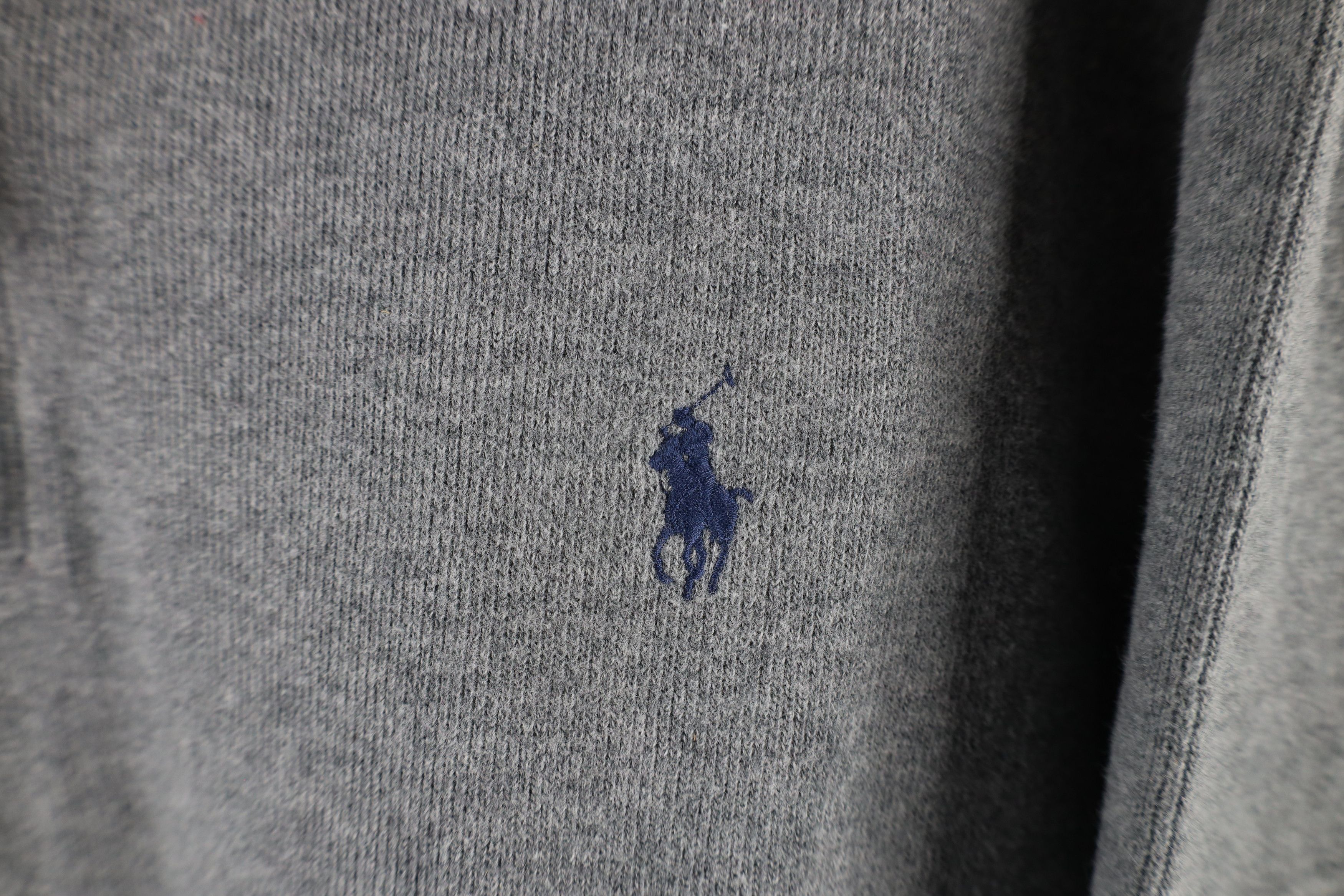 Ralph Lauren × Vintage Vintage 90s Ralph Lauren Knit Half Zip Pullover Sweater Size US XL / EU 56 / 4 - 4 Thumbnail