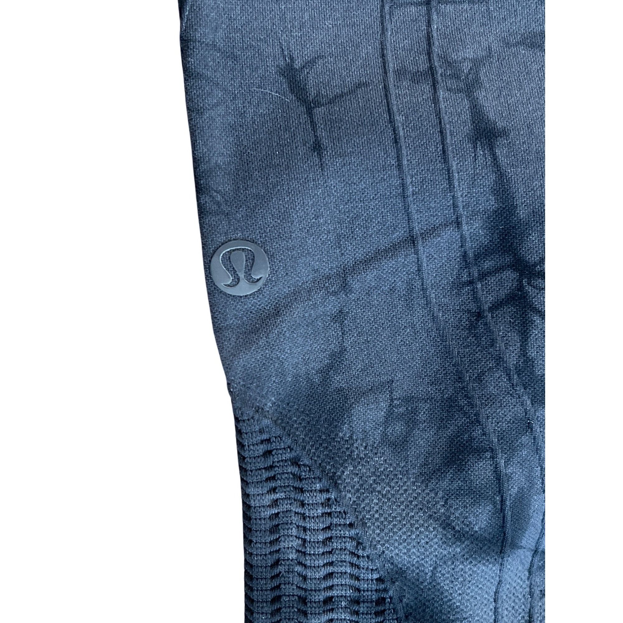 Lululemon 𝓛𝓾𝓵𝓾𝓵𝓮𝓶𝓸𝓷 Womens Blue Tie-Dye Ribbed Seamless High- Size 27" / US 4 / IT 40 - 3 Thumbnail