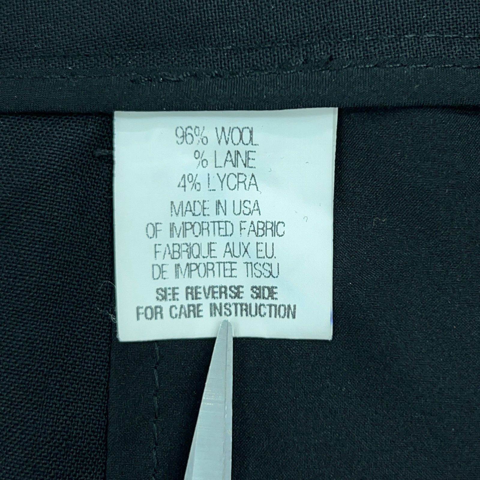 Theory Theory Size 8 Trousers Pants Tapered Leg Wool Black USA Made Size 30" / US 8 / IT 44 - 10 Thumbnail