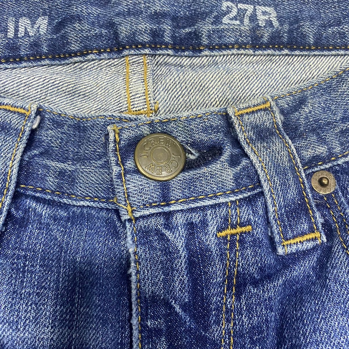 Beauty Beast × Japanese Brand × Vintage Sickk☠️ JCrew Ripped Vintage Washed Jeans 90s Size US 31 - 8 Thumbnail