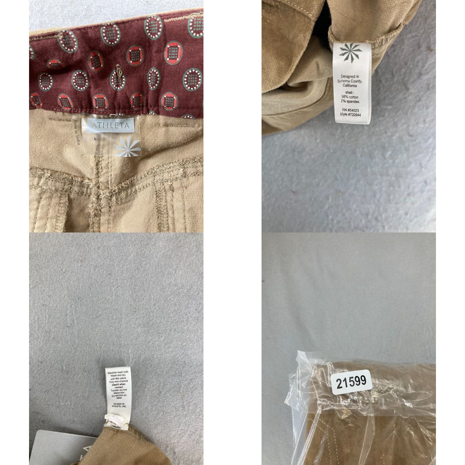 Athleta Athleta Skirt Womens 6 Khaki Stretch Mini NWT Size 28" / US 6 / IT 42 - 8 Thumbnail