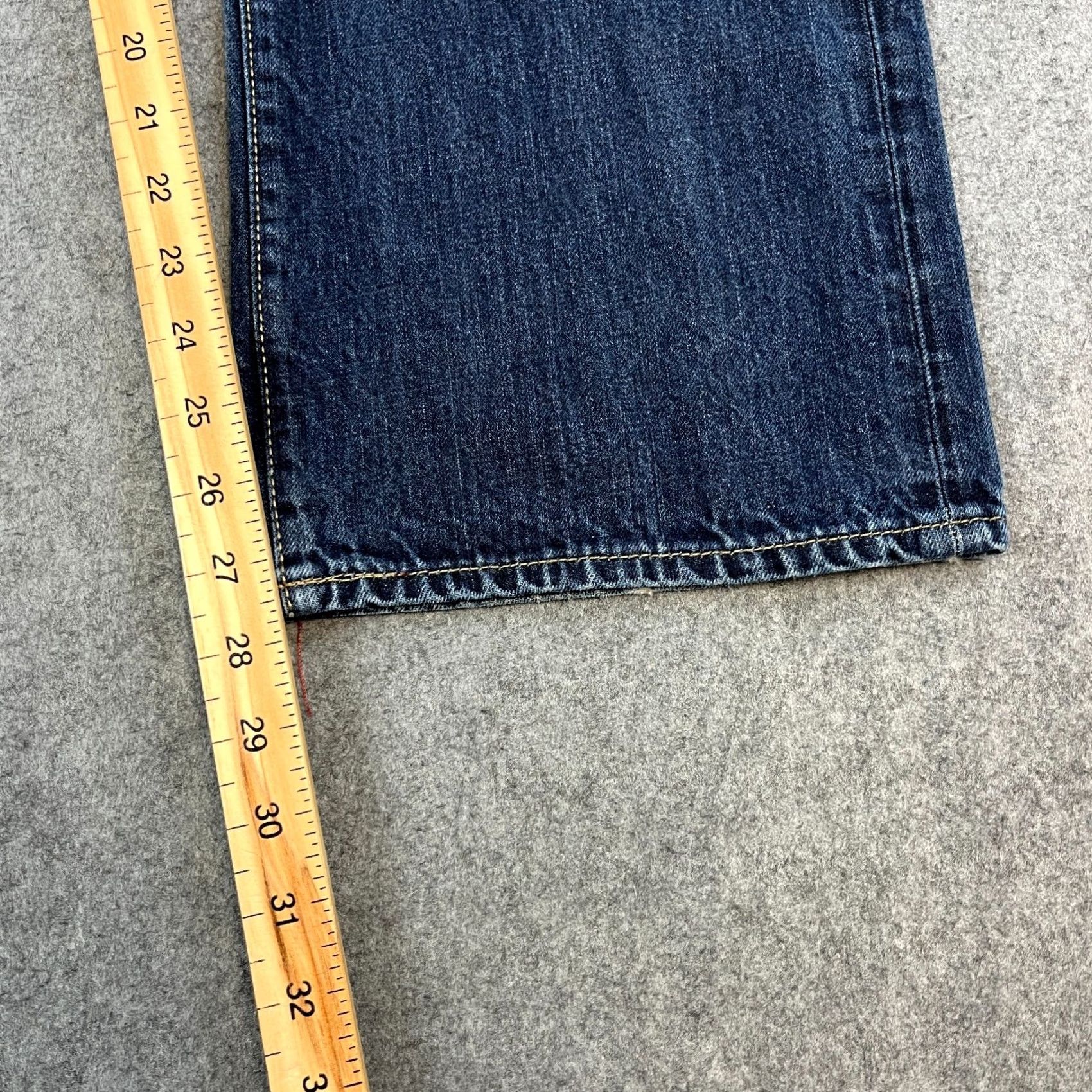 Replay Replay Mens Jeans Straight 34 Dark Blue Cotton Denim 5-Pocket 34x30 Billstrong Vintage No Size US 34 / EU 50 - 4 Thumbnail