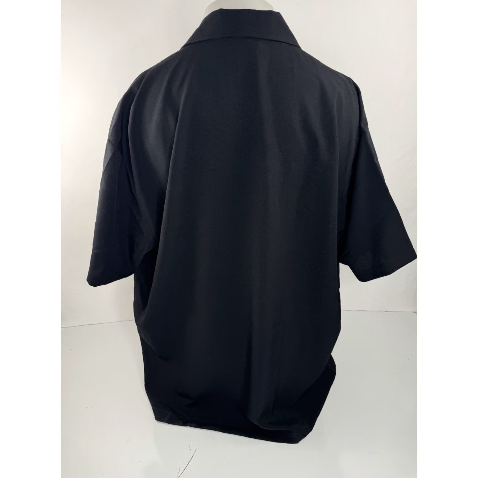 MCM STEADY Shirt 3XL Black / Blue Button-Up Short Sleeve Mens MCM Rat Pack Bowling Cabana - EXCELLENT Size US XXL / EU 58 / 5 - 2 Thumbnail