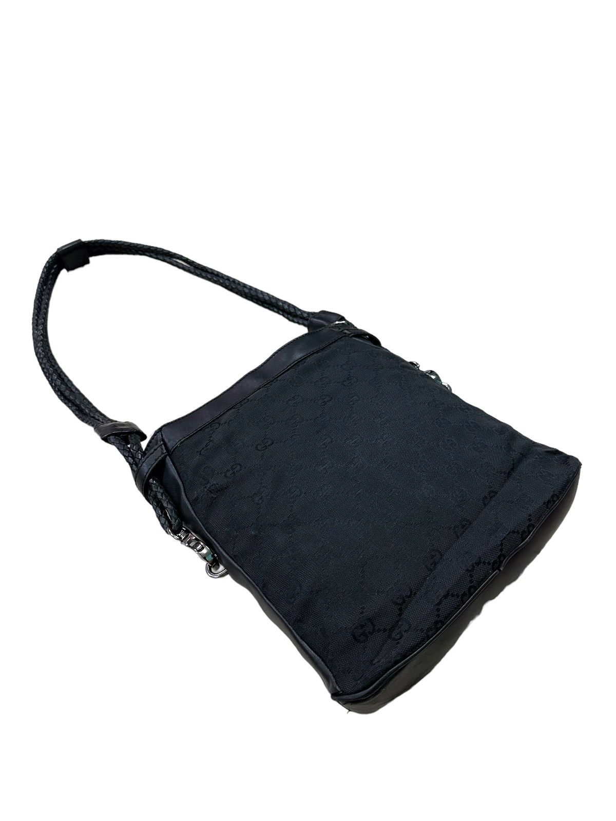 Gucci × Vintage AUTHENTIC VINTAGE GUCCI GG BRAIDED STRAP SHOULDER BAG Size ONE SIZE - 4 Thumbnail