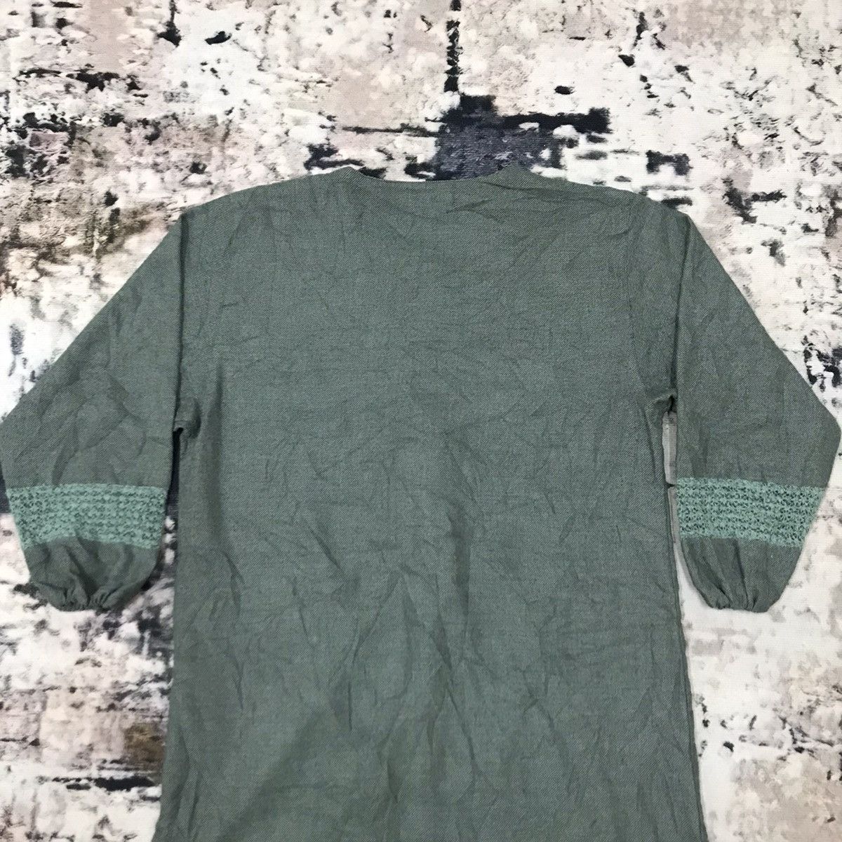 Issey Miyake × Japanese Brand × Vintage Im Product Linen Button Up Open Colar Size M / US 6-8 / IT 42-44 - 8 Thumbnail