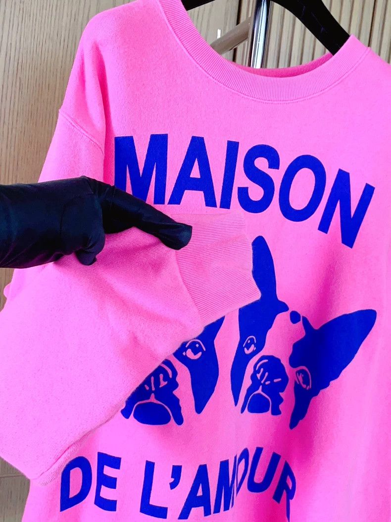 Gucci Gucci Rose pink Fadou Boston terrier rhinestone logo sweat Size S / US 4 / IT 40 - 5 Thumbnail