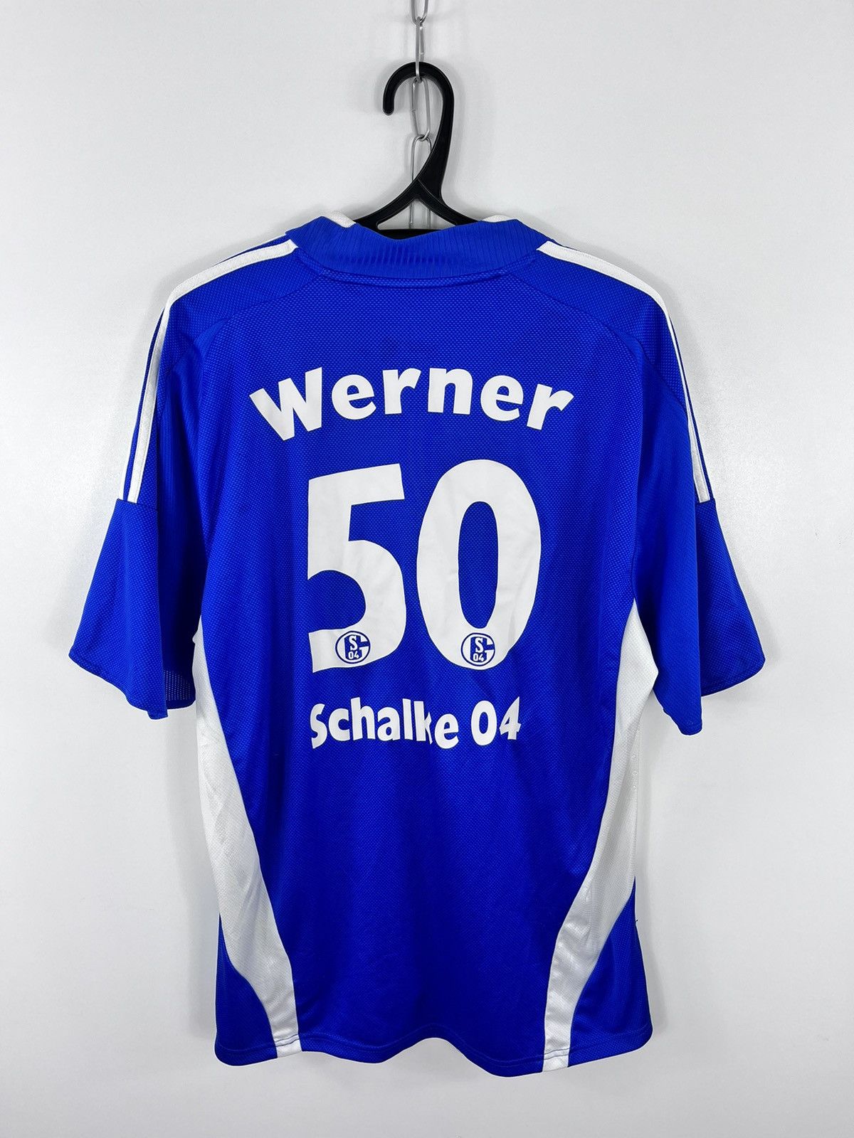 Adidas × Vintage Adidas FC Schalke 04 Werner 2008/2010 Home Jersey Size XL Size US XL / EU 56 / 4 - 3 Thumbnail