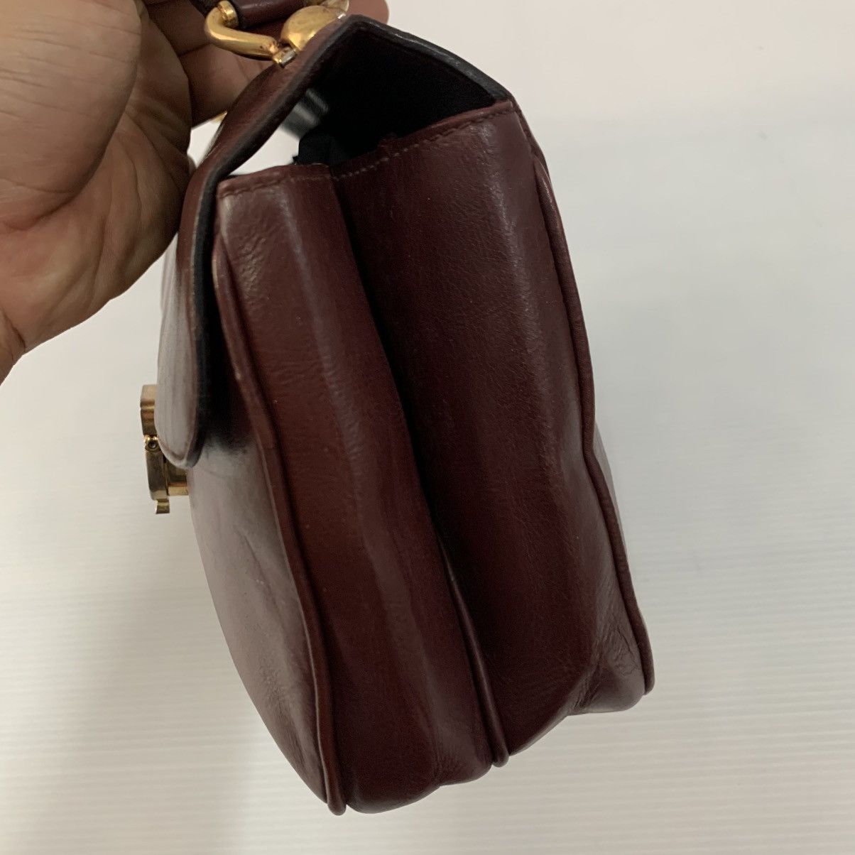Celine Celine Box Vintage Leather Handbag Size ONE SIZE - 12 Thumbnail