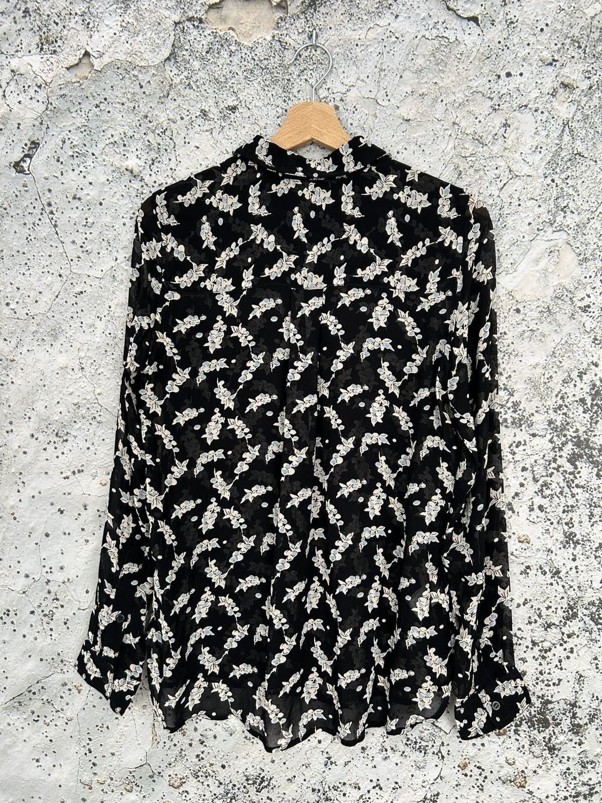 Ganni Ganni Viscose Flowers Shirt Avant Garde Grunge Laternative Size XS / US 0-2 / IT 36-38 - 4 Thumbnail