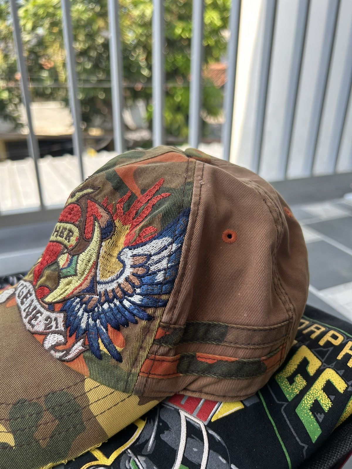 Ed Hardy Vintage Y2k ngene mother heart cap Size ONE SIZE - 3 Thumbnail