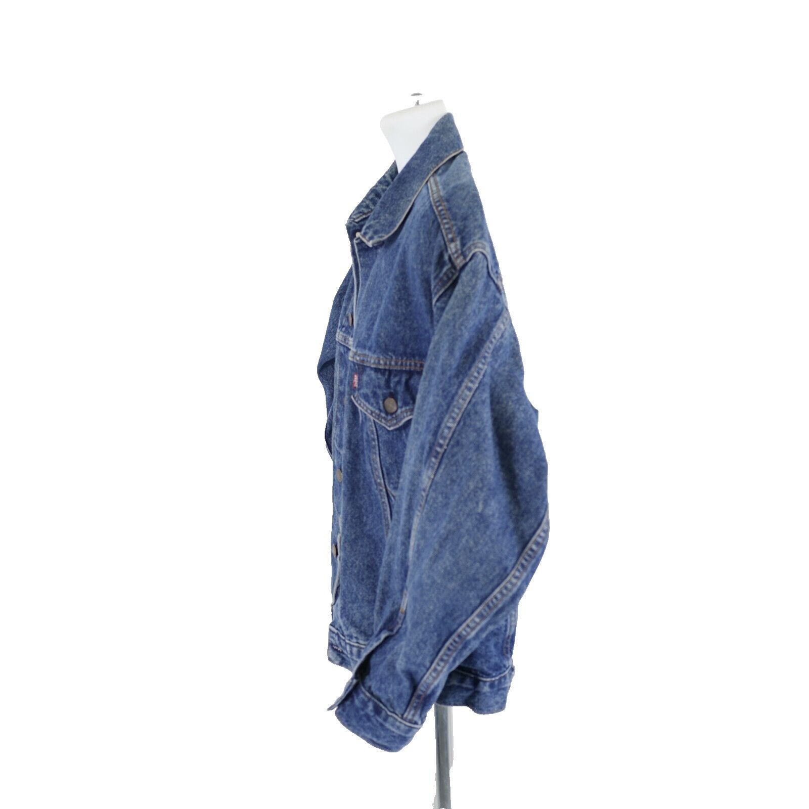 Levi's Vintage USA Levi's Blue Denim Jean Trucker Jacket Medium Size US M / EU 48-50 / 2 - 7 Thumbnail