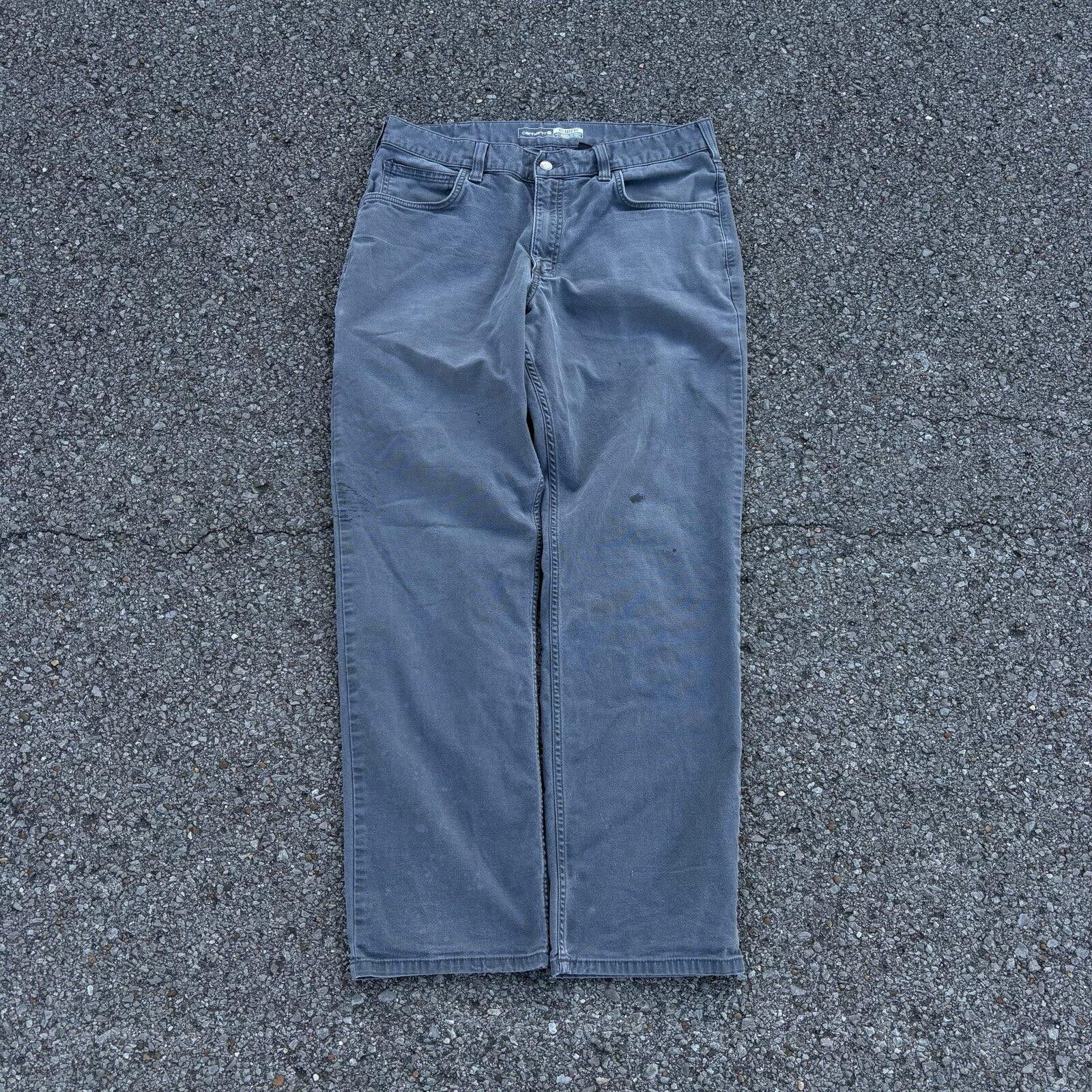 Carhartt Vintage 90s gray Carhartt pants Size US 34 / EU 50 - 2 Thumbnail