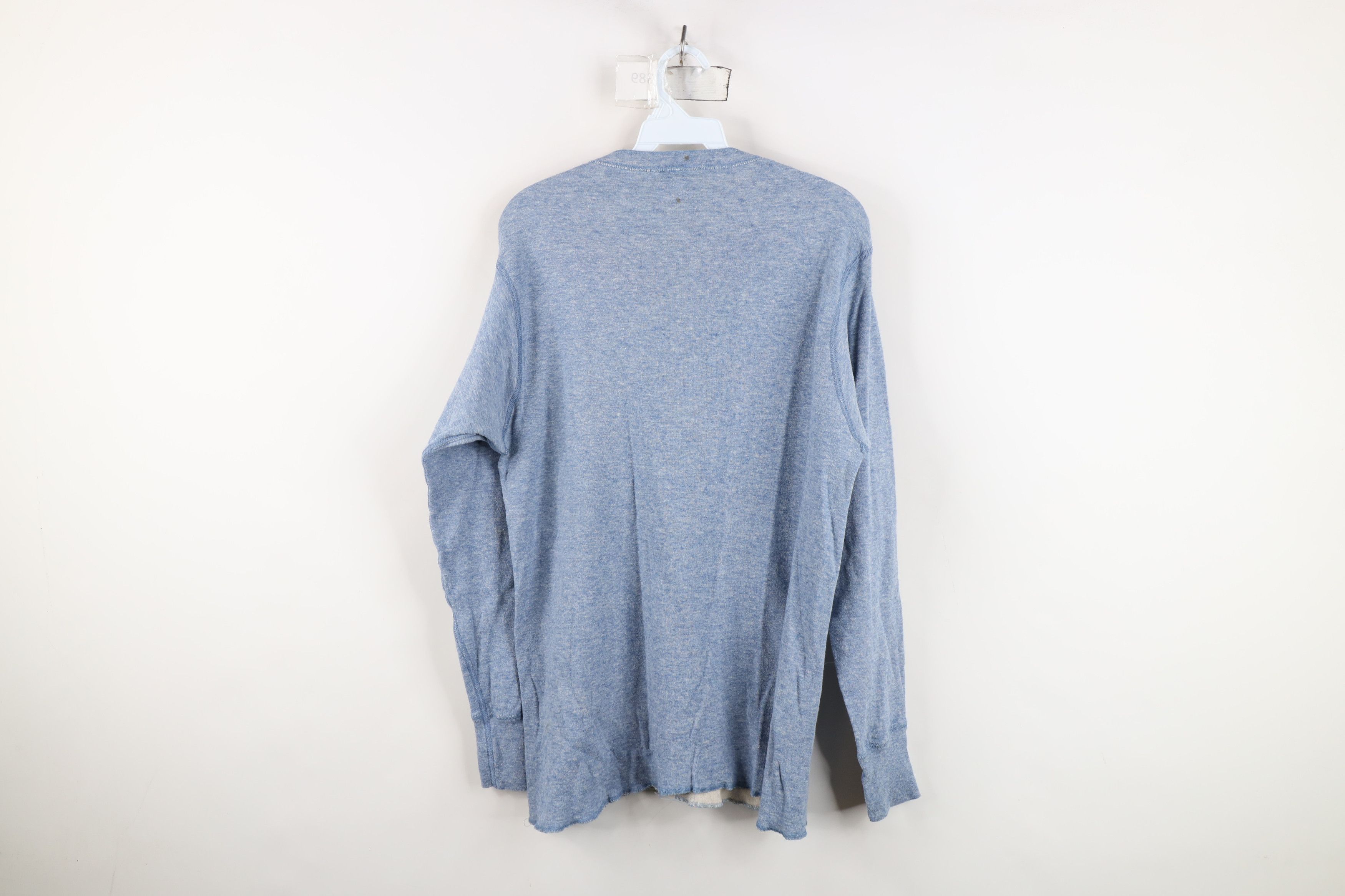 Vintage Vintage 70s Streetwear Double Wall Henley T-Shirt USA Size US L / EU 52-54 / 3 - 11 Thumbnail