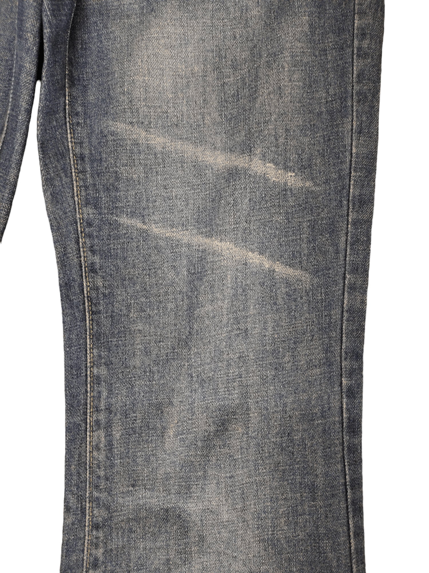 If Six Was Nine Flare Jeans Fishbone Faded Boot Cut Bell Bottom Size US 28 / EU 44 - 6 Thumbnail