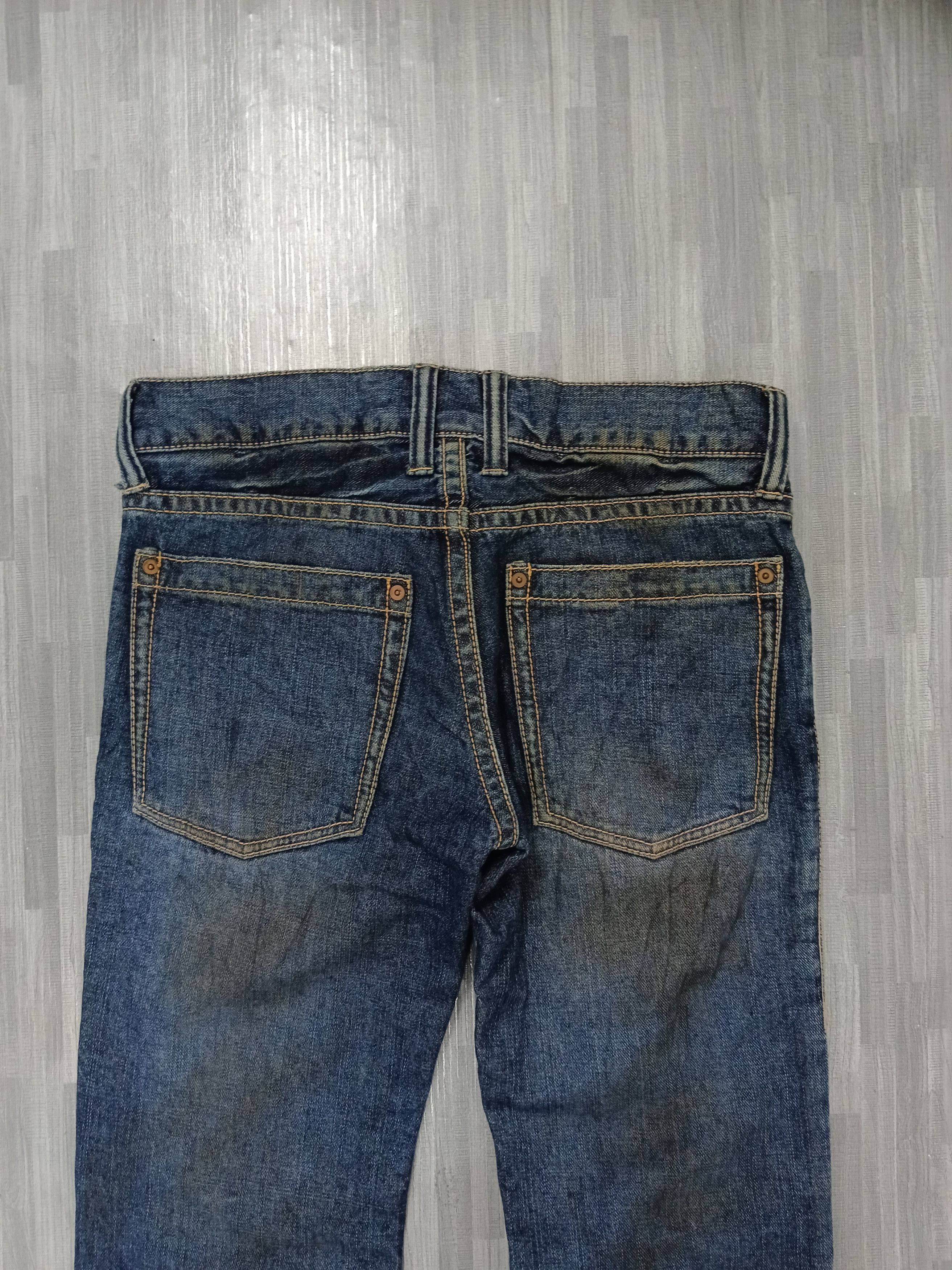 Japanese Brand FLARE SICK ANDROGYNOUS DENIM PANTS Size US 30 / EU 46 - 5 Thumbnail
