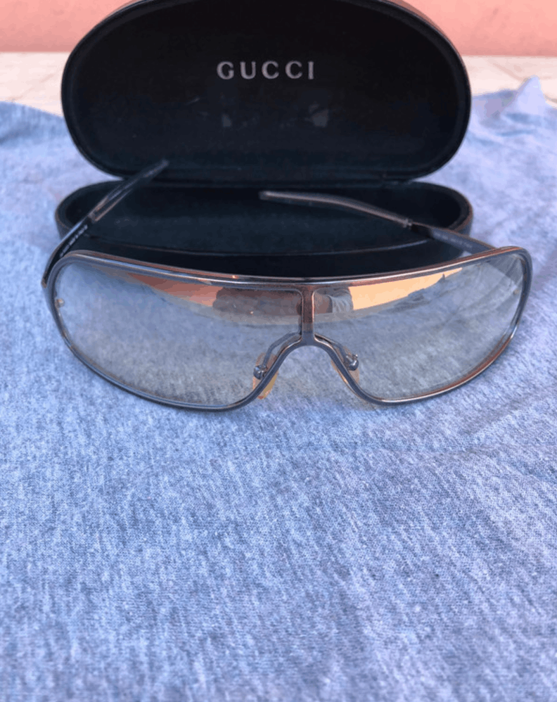 Gucci Gucci Sunglasses 1661 Mask Logo Shield GG Sport Vintage Size ONE SIZE - 4 Thumbnail