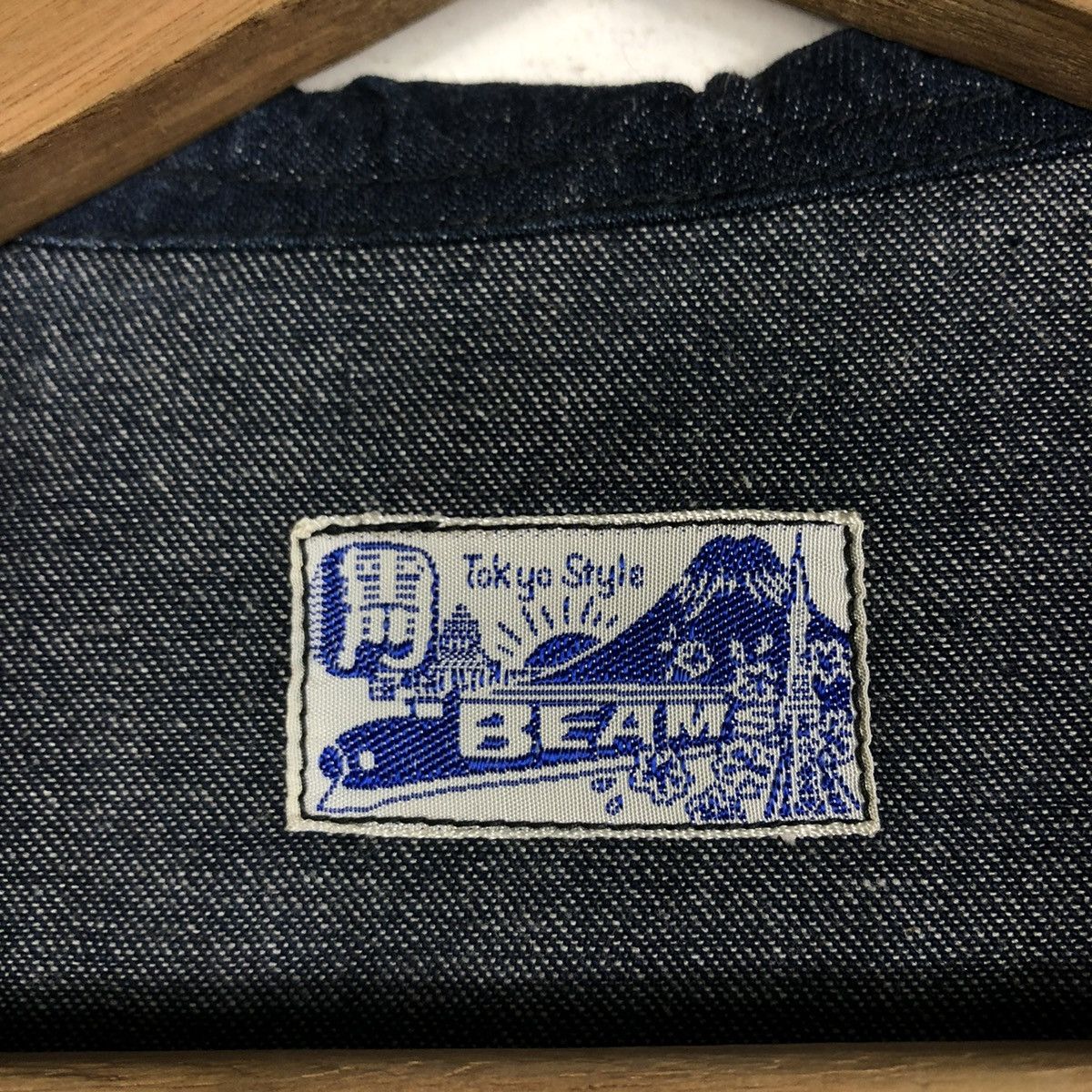Indigo 🔥VINTAGE TOKYO STYLE BEAMS JAPAN SOUVENIR SUKAJAN DESIGN Size US S / EU 44-46 / 1 - 21 Thumbnail