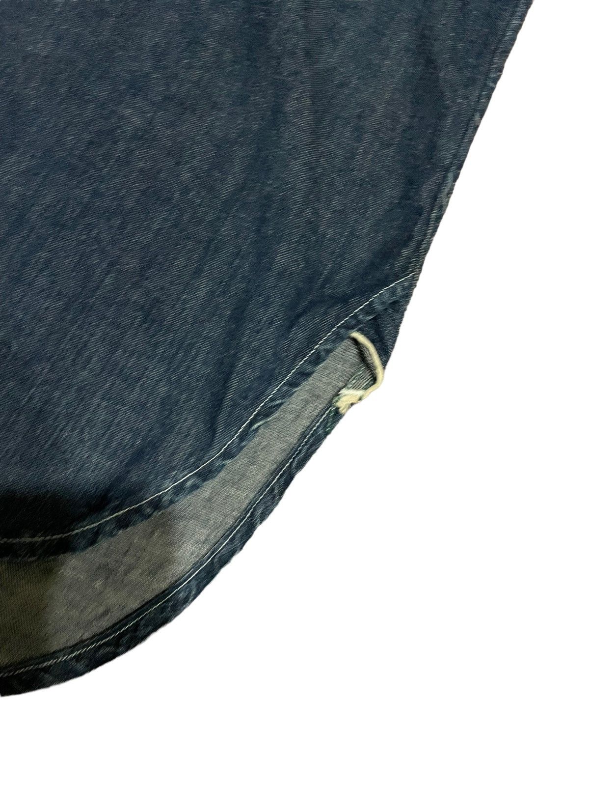 Japanese Brand Sugarcane Denim Shirt Military Army Style Japon Fabrique Size US L / EU 52-54 / 3 - 10 Thumbnail