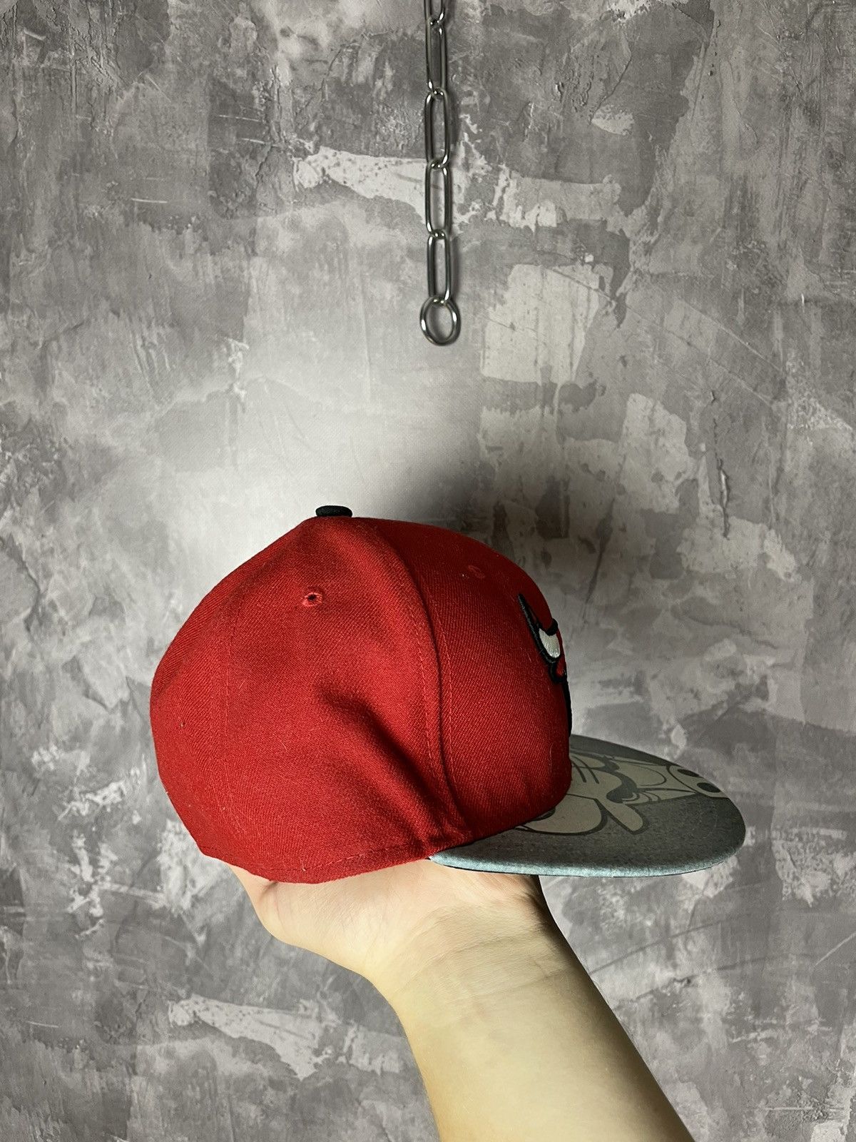 NBA × Vintage Vintage Chicago bulls 90s embroidered hat grafitty nba cap Size ONE SIZE - 4 Thumbnail