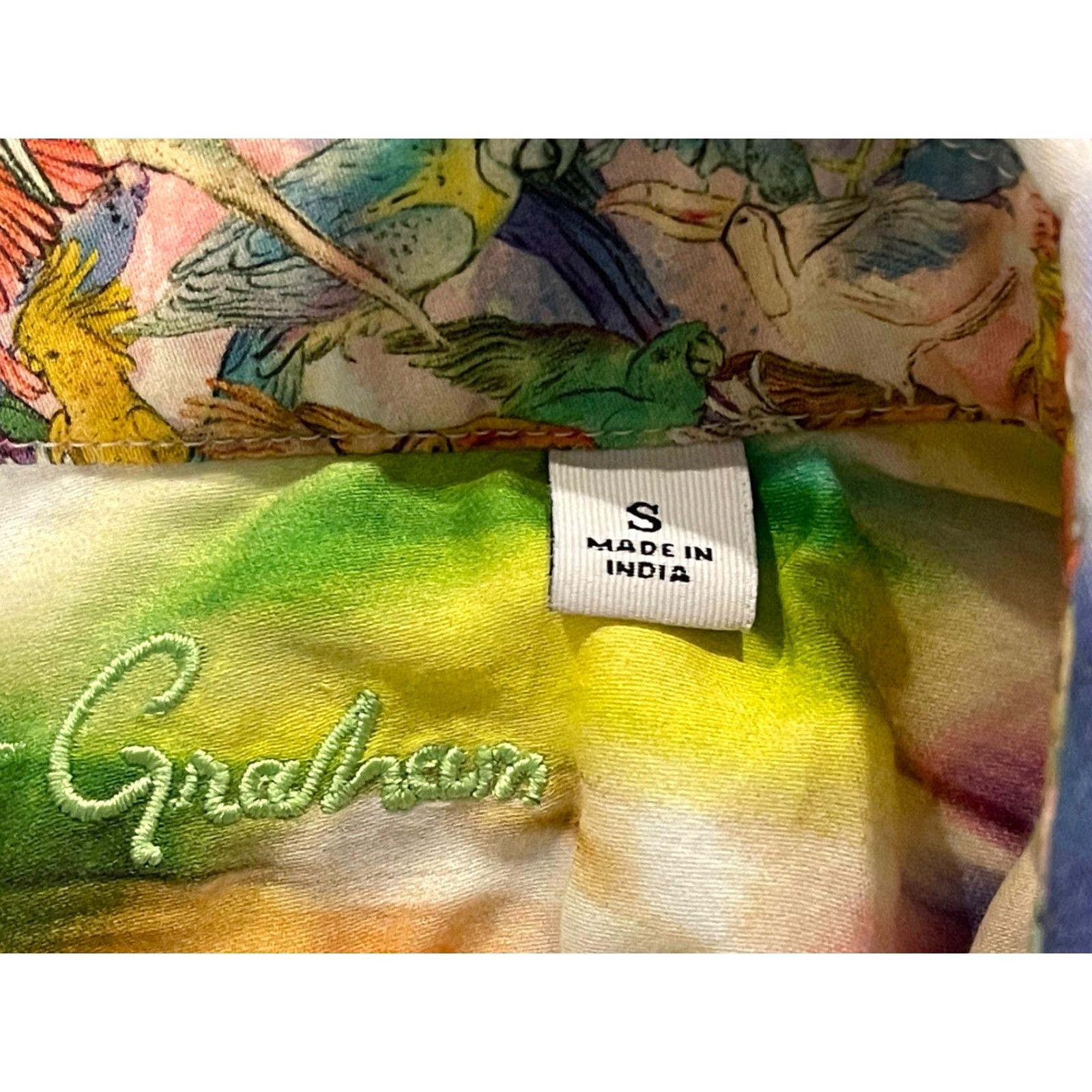 Robert Graham Robert Graham Shirt Women Small Multicolor 100% Cotton Carrie Brush stroke Button-Up Size S / US 4 / IT 40 - 6 Thumbnail