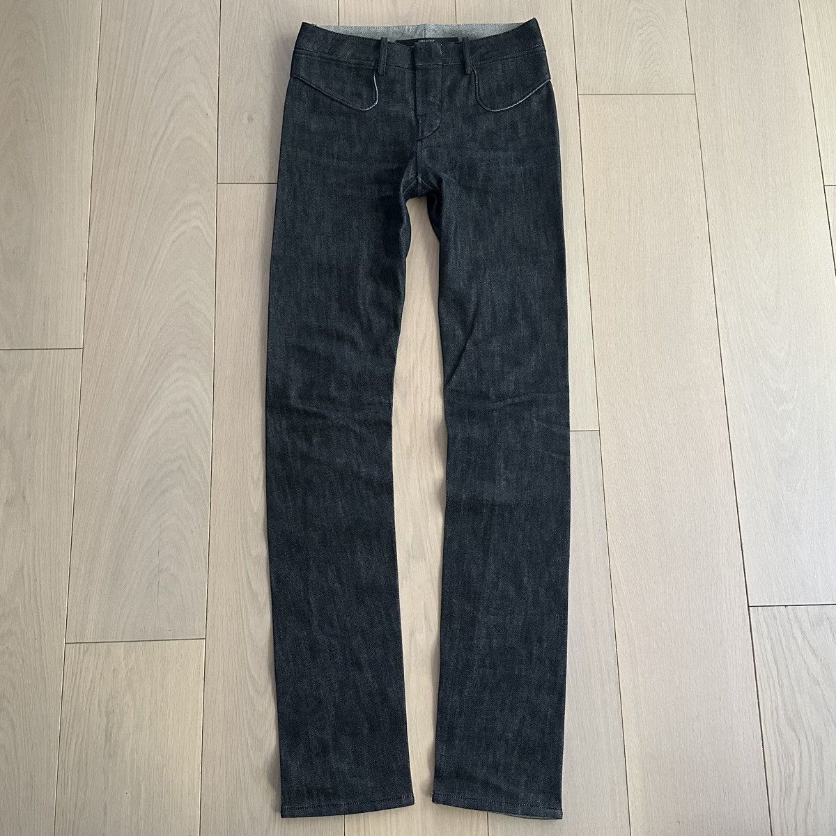 threeASFOUR 2000s Curved Seam Slim Fit Jeans Size 28" / US 6 / IT 42 - 1 Thumbnail