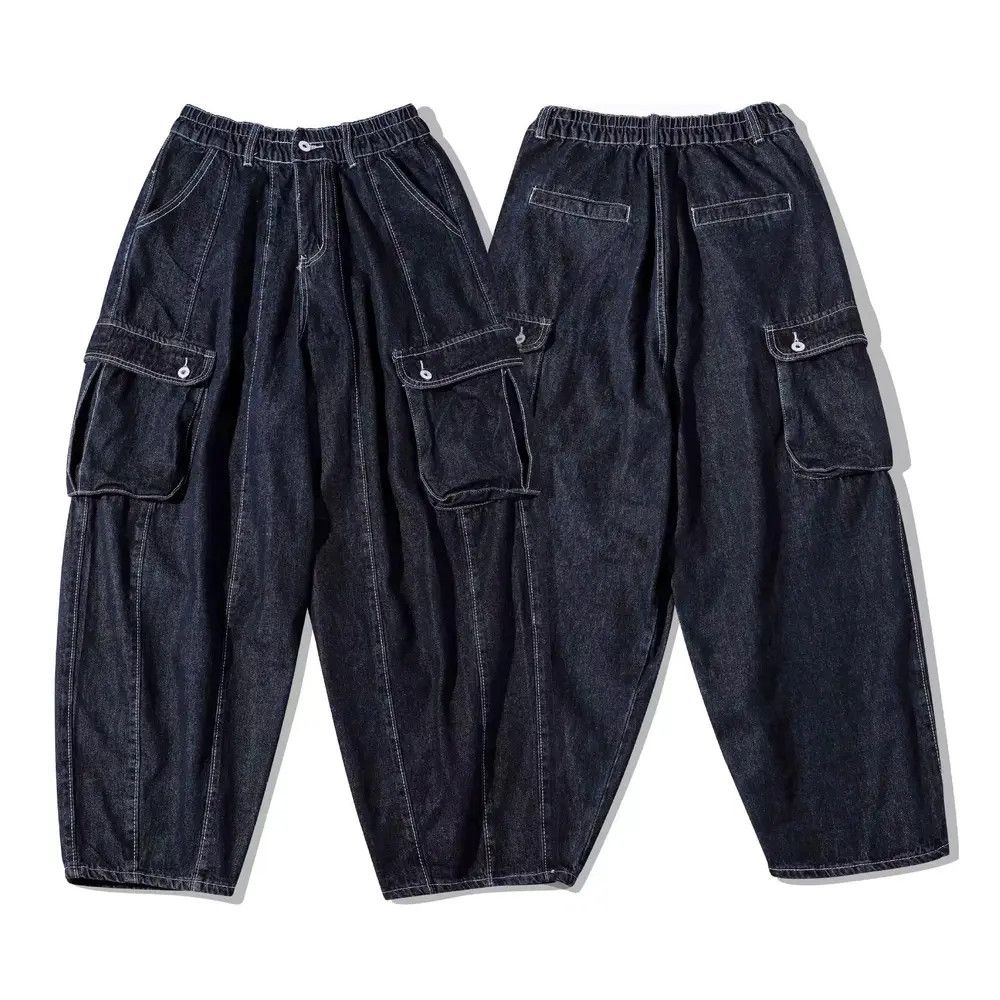 Japanese Brand × Jean Vintage loose casual jeans Size US 31 - 2 Thumbnail