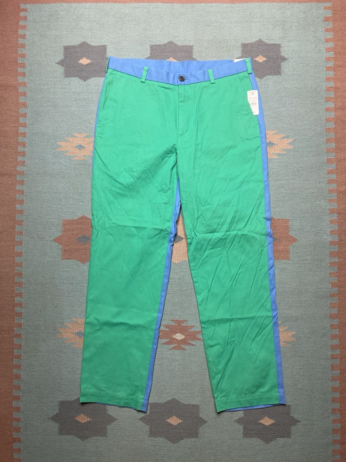 Brooks Brothers brooks brothers 346 chino pants color block NWT 36x32 READ Size US 36 / EU 52 - 1 Thumbnail