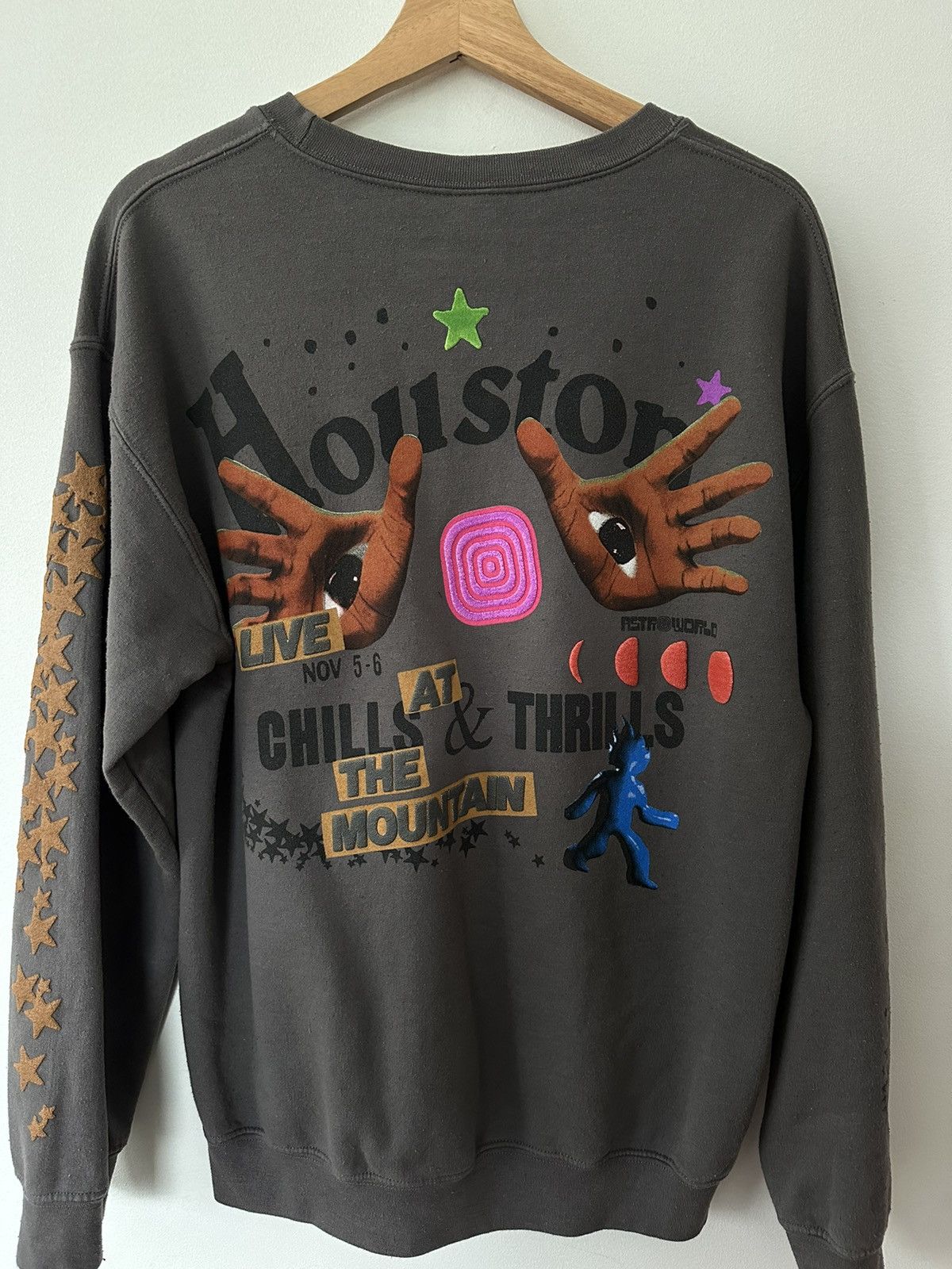 Travis Scott Travis scott Astrofest 2021 Grey Crewneck Size US S / EU 44-46 / 1 - 5 Thumbnail