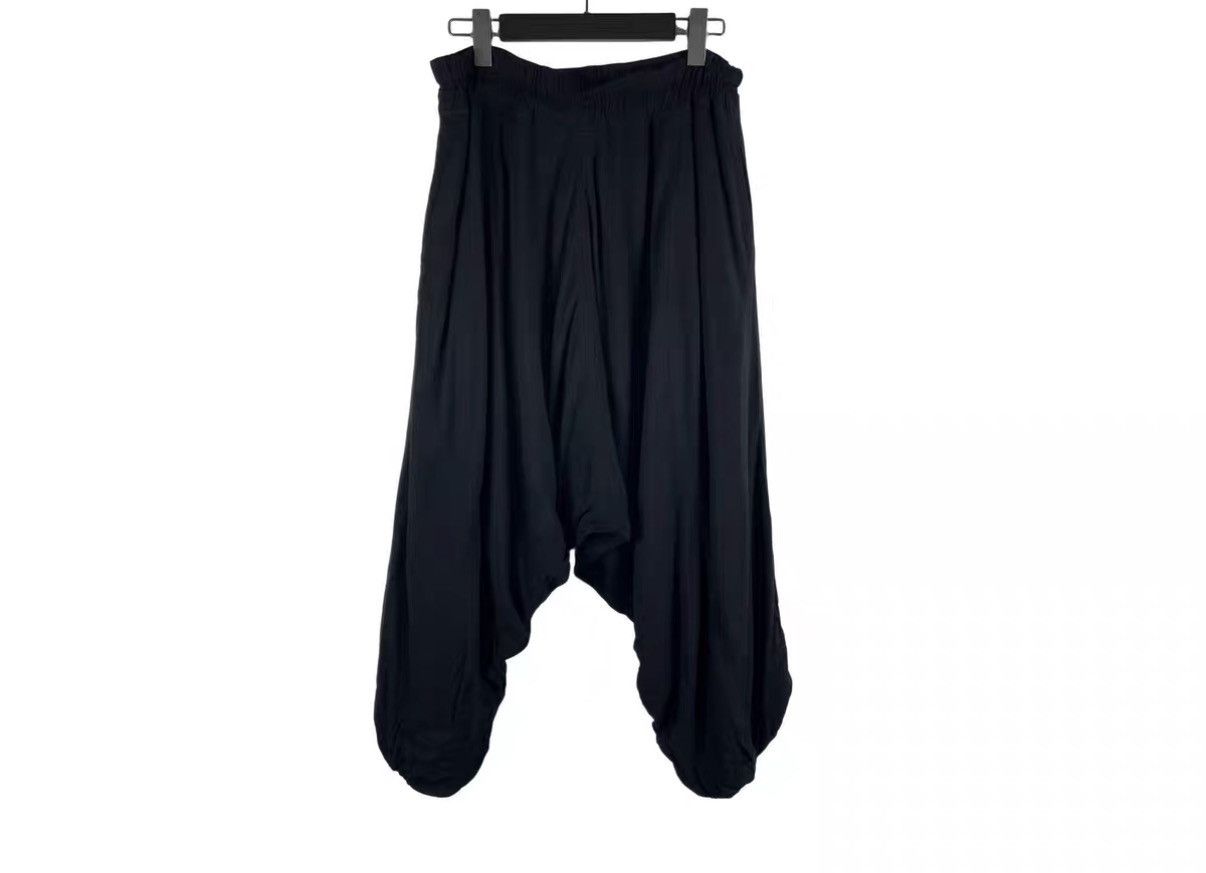 Julius Julius_7 13FW Wool-Silk Blend Drop Crotch Pants J31 Size US 34 / EU 50 - 1 Thumbnail