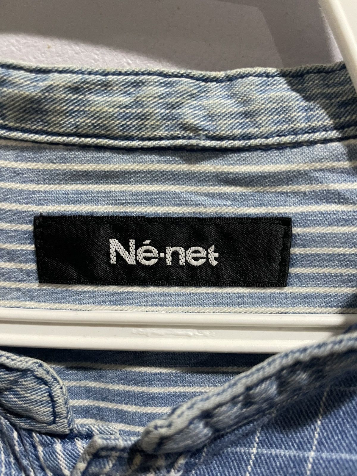 Ne-Net Issey Miyake Ne-Net Denim Shirt Size US M / EU 48-50 / 2 - 11 Thumbnail