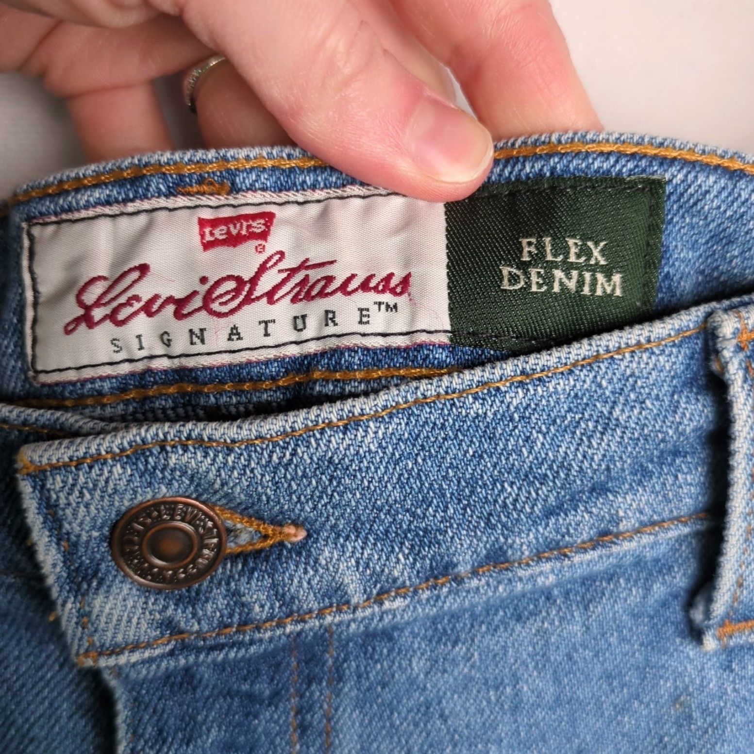 Levi's VINTAGE Levi's Men's 38x31 Blue 540 Relaxed Straight Orange Tab American Denim Jeans 5-Pocket 90s USA Classic Mens Size US 38 / EU 54 - 3 Thumbnail