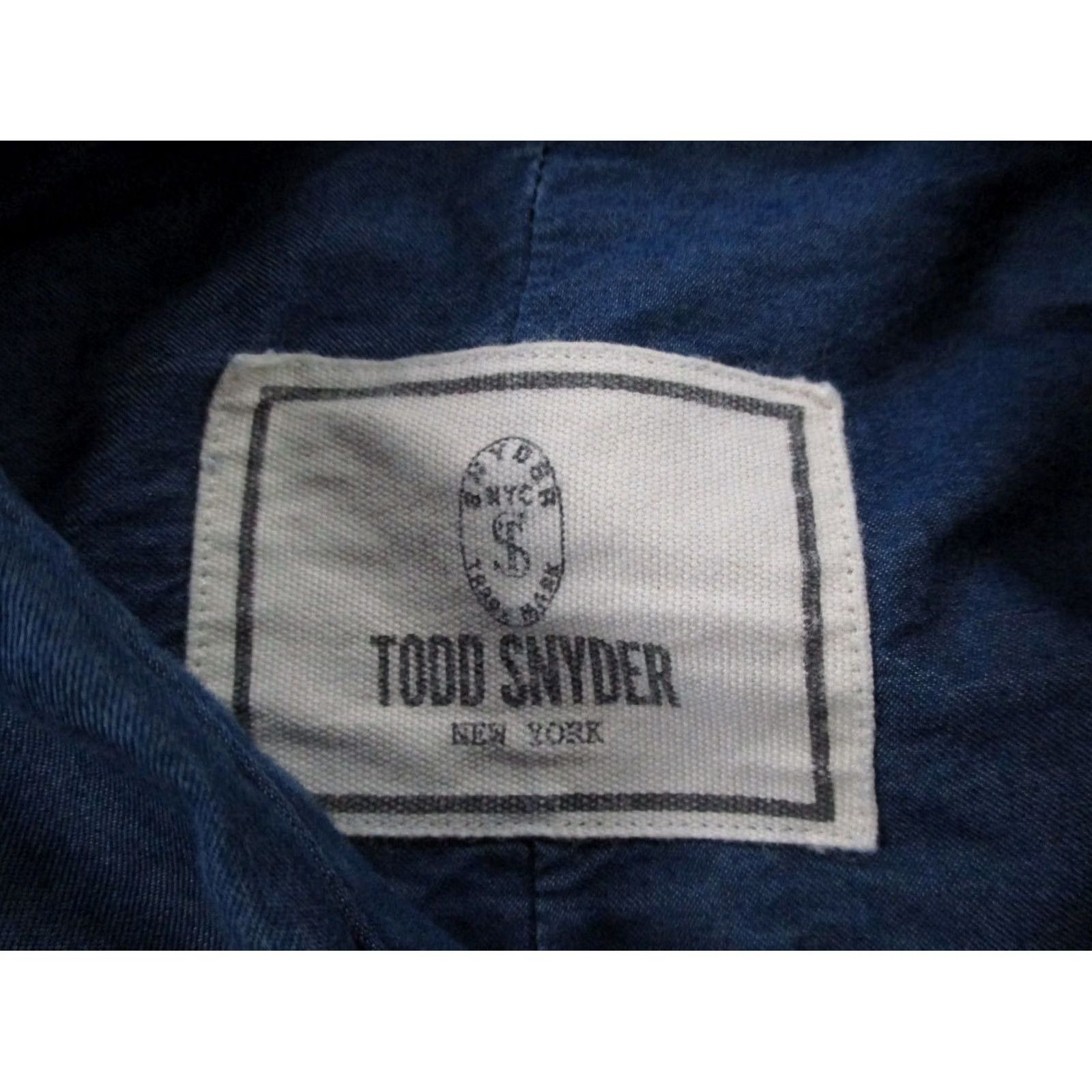 Todd Snyder Todd Snyder Shirt Mens L 16 34 35 M Blue Dress Preppy Business Classic Button-Up Shirt Mens Blue Todd Snyder Casual Workwear 90s? Size 42R - 6 Thumbnail