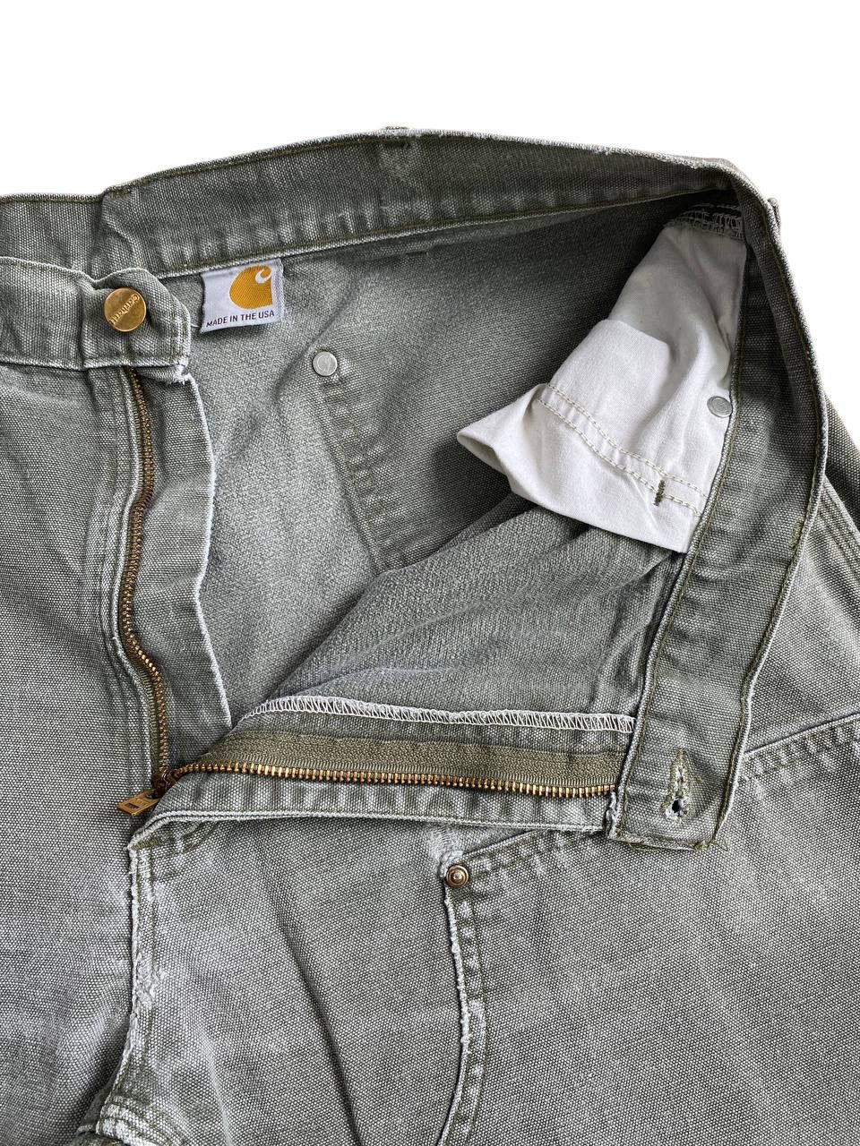Carhartt Vintage Carharrt USA Distressed Sunfaded Double Knee Size US 38 / EU 54 - 13 Thumbnail