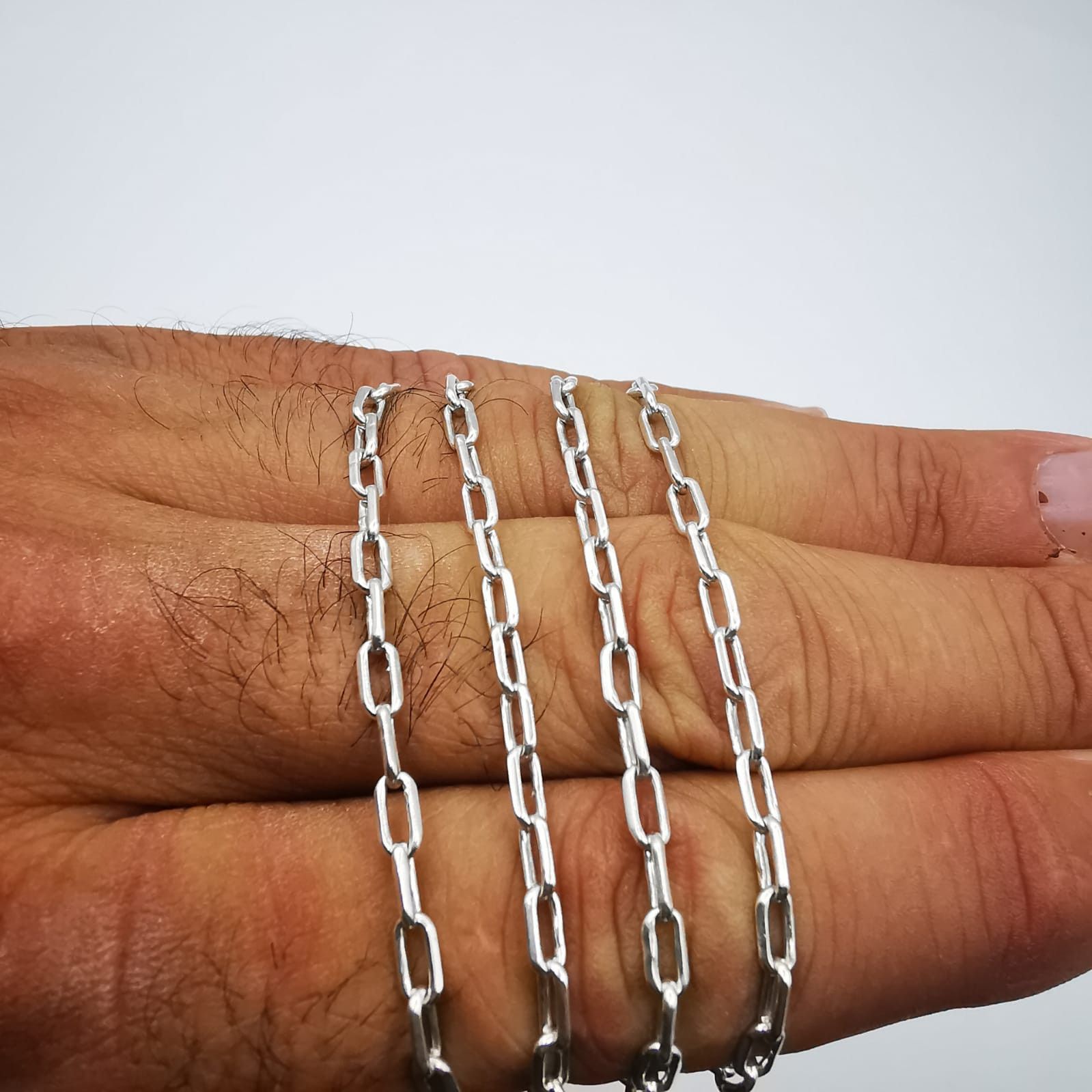 Sterling Silver Vintage Chain, 925 Sterling Silver, Signed 11,66g Size ONE SIZE - 8 Thumbnail