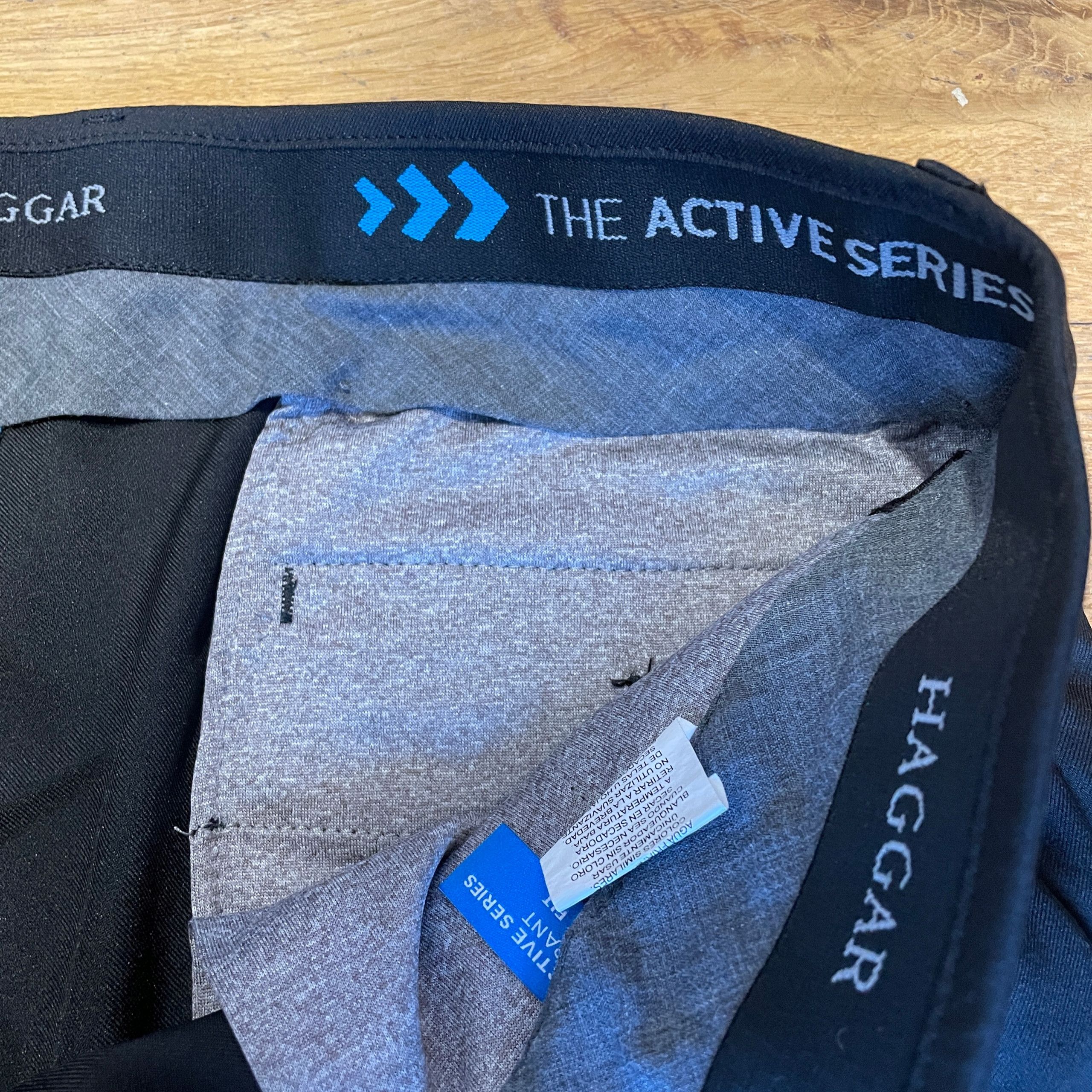 Haggar × The Mountain × Vintage HAGGAR ACTIVE SERIES MEN'S STRAIGHT FIT TROUSERS W 36 L 29 Size US 36 / EU 52 - 2 Thumbnail