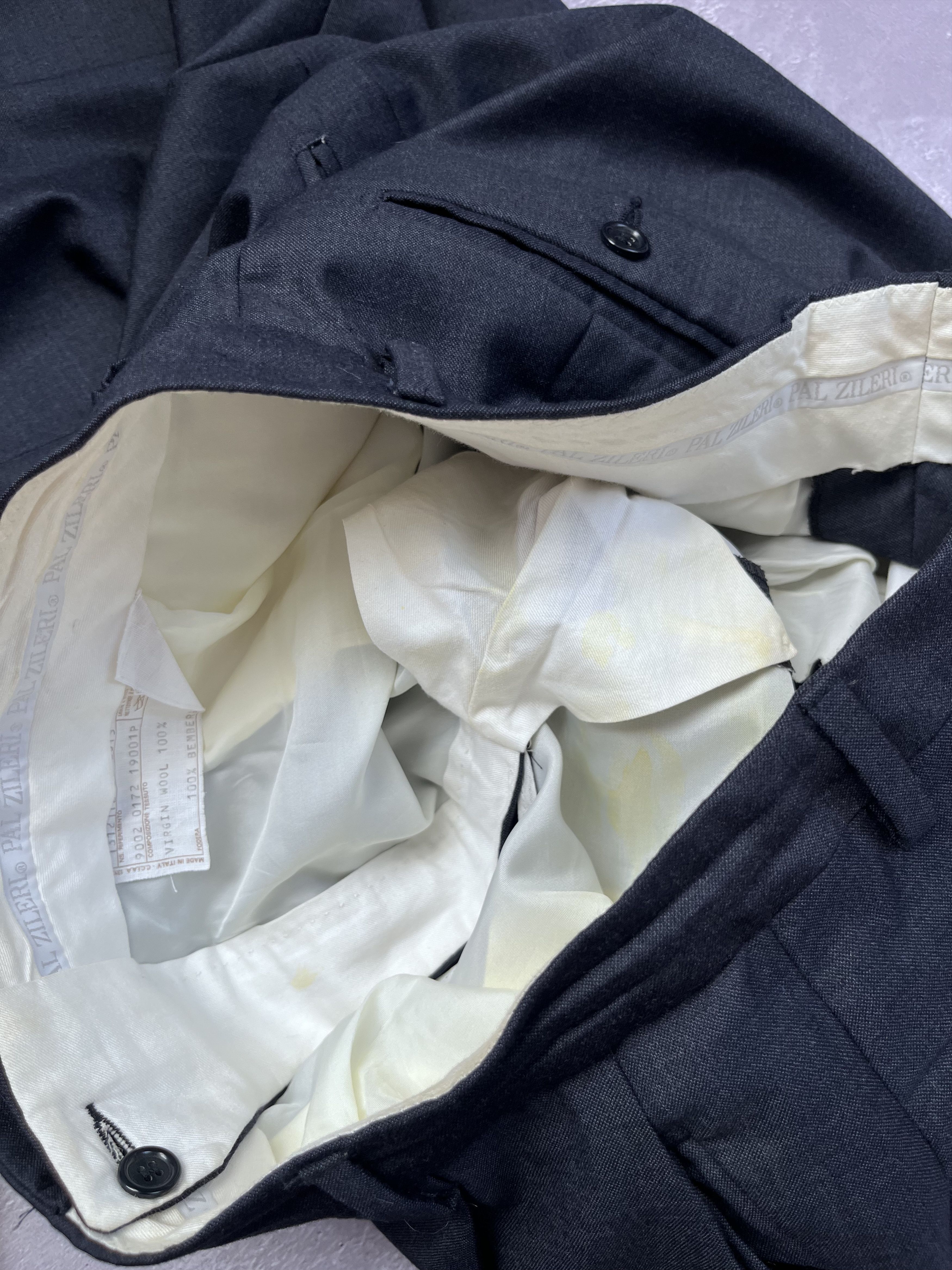 Pal Zileri Pal Zileri Ing Loro Piana Virgin Wool Suit Double Breast Size 50R - 20 Thumbnail